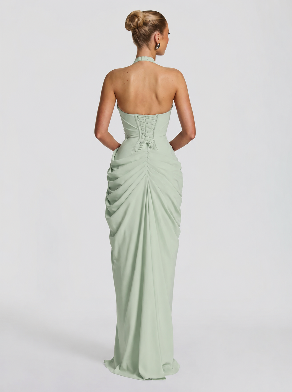 Anna - Abito Maxi in Chiffon con Scollo Halter