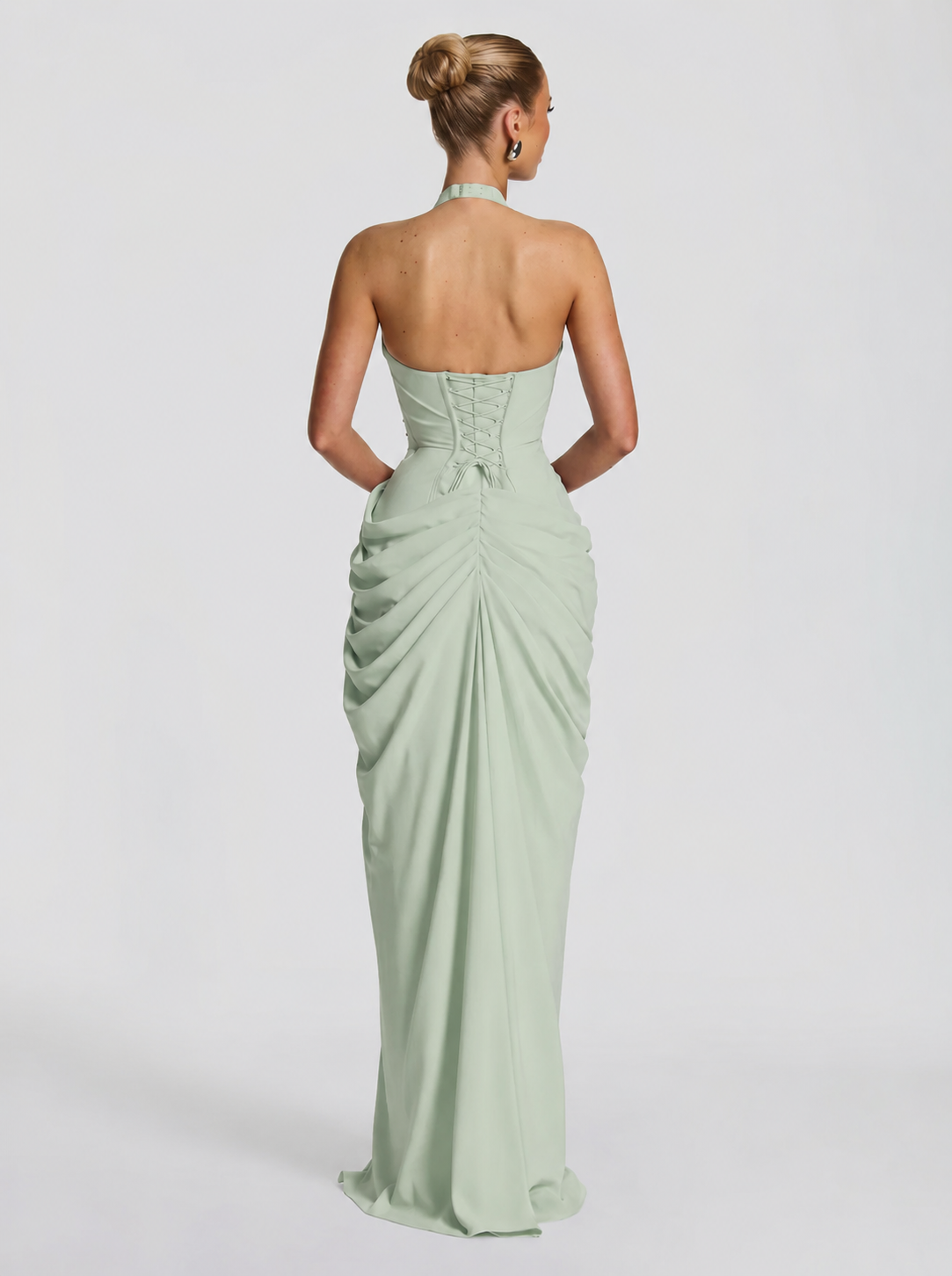 Anna - Abito Maxi in Chiffon con Scollo Halter