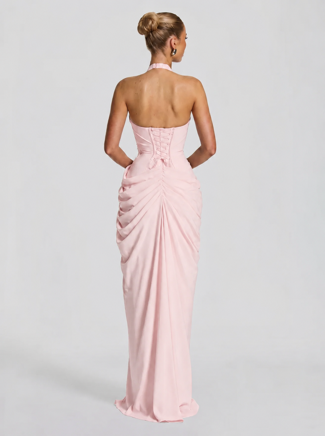 Anna - Abito Maxi in Chiffon con Scollo Halter