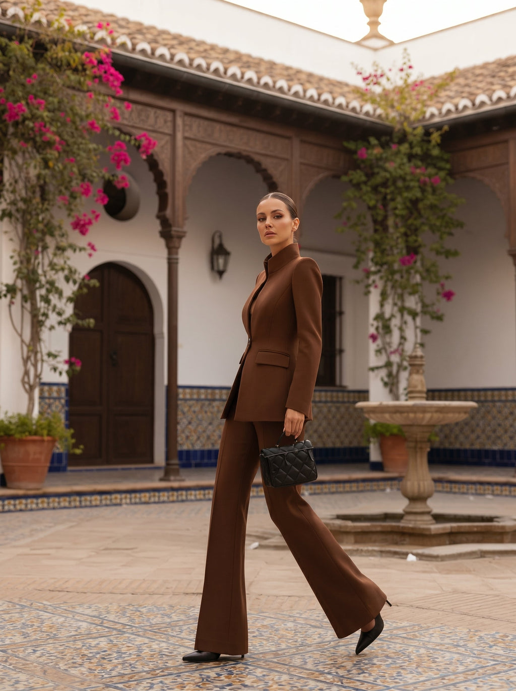 Gia - Completo Sartoriale con Blazer e Palazzo