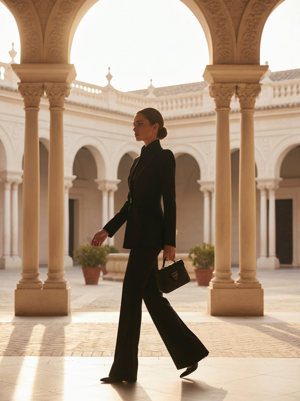 Gia - Completo Sartoriale con Blazer e Palazzo