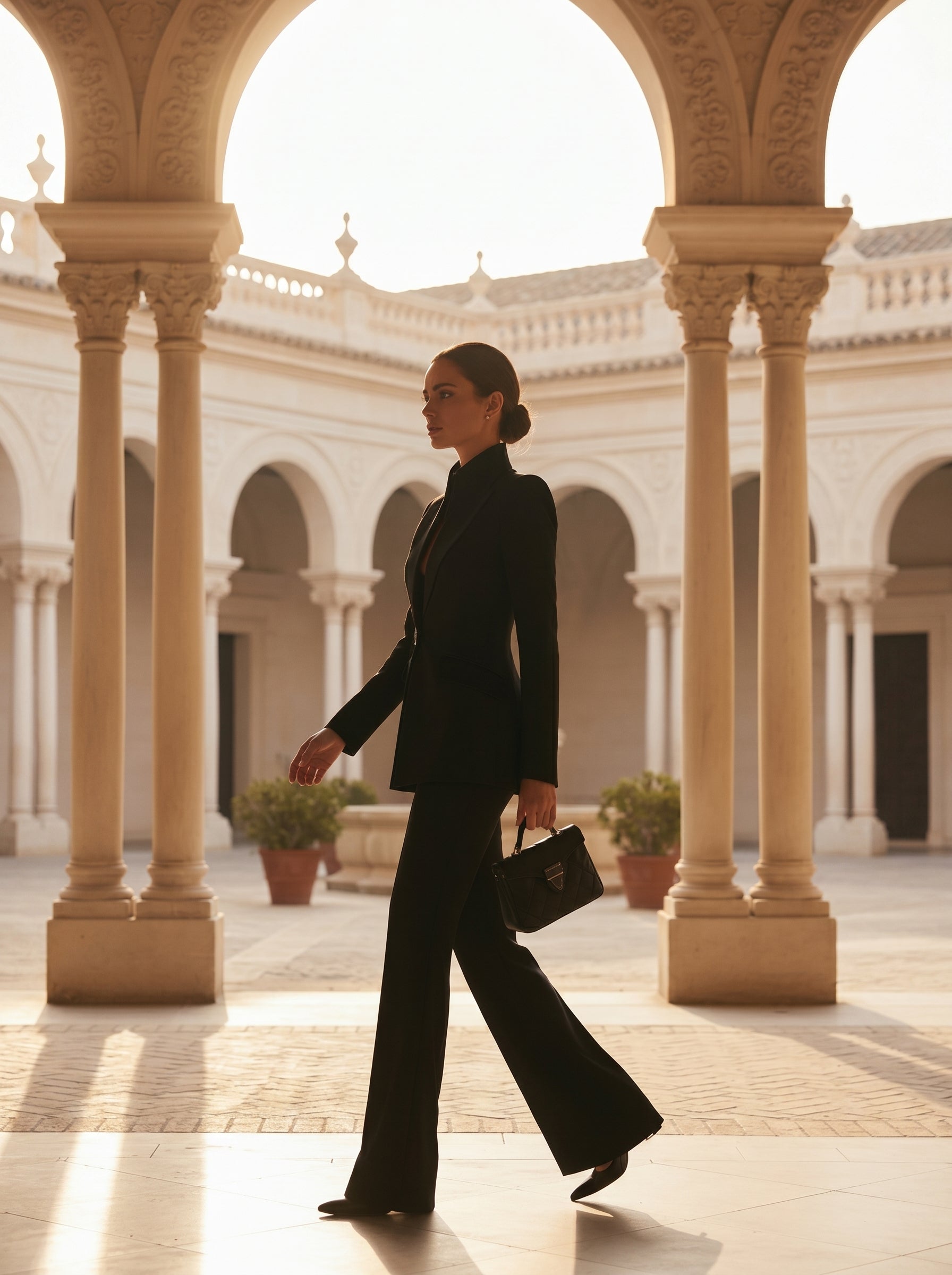 Gia - Completo Sartoriale con Blazer e Palazzo
