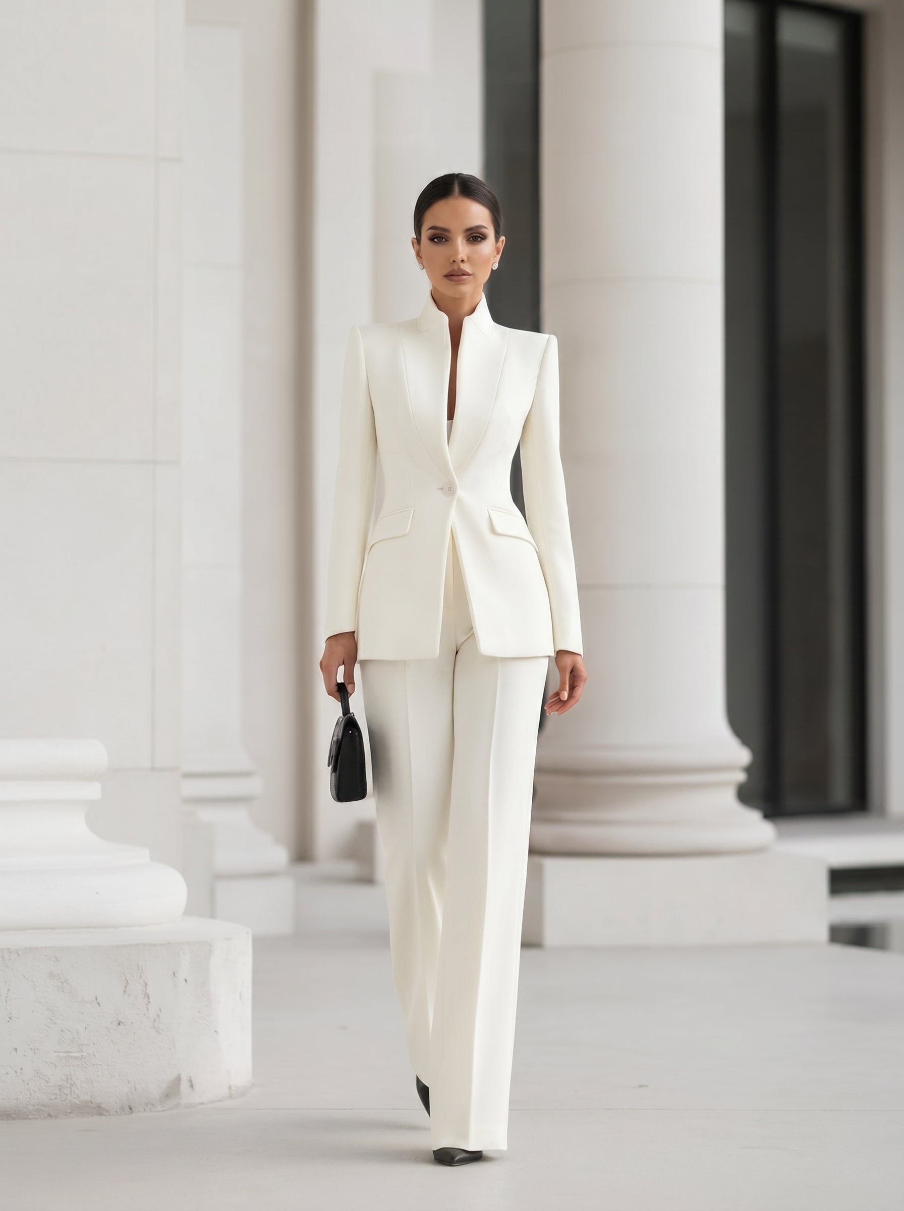 Gia - Completo Sartoriale con Blazer e Palazzo