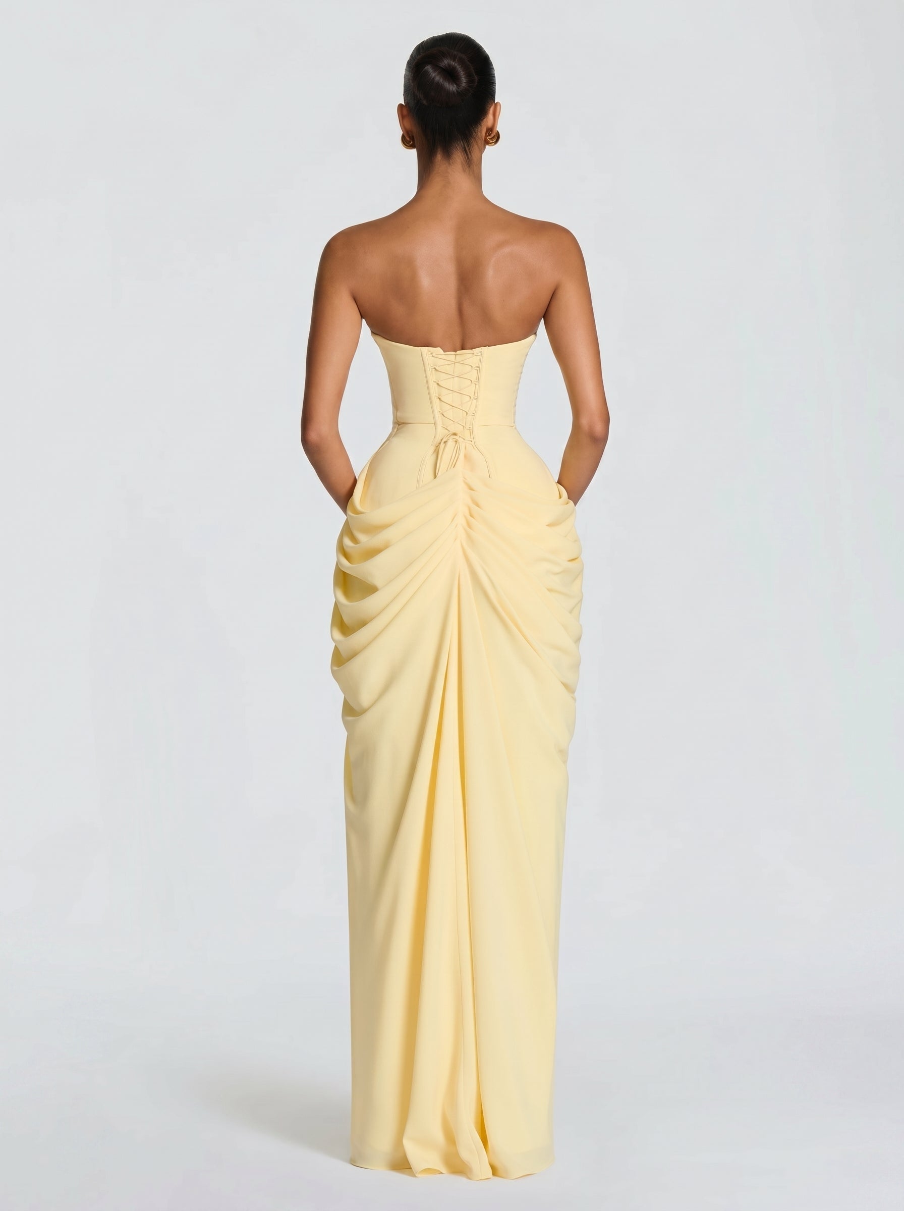 Cyra - Abito Lungo in Chiffon