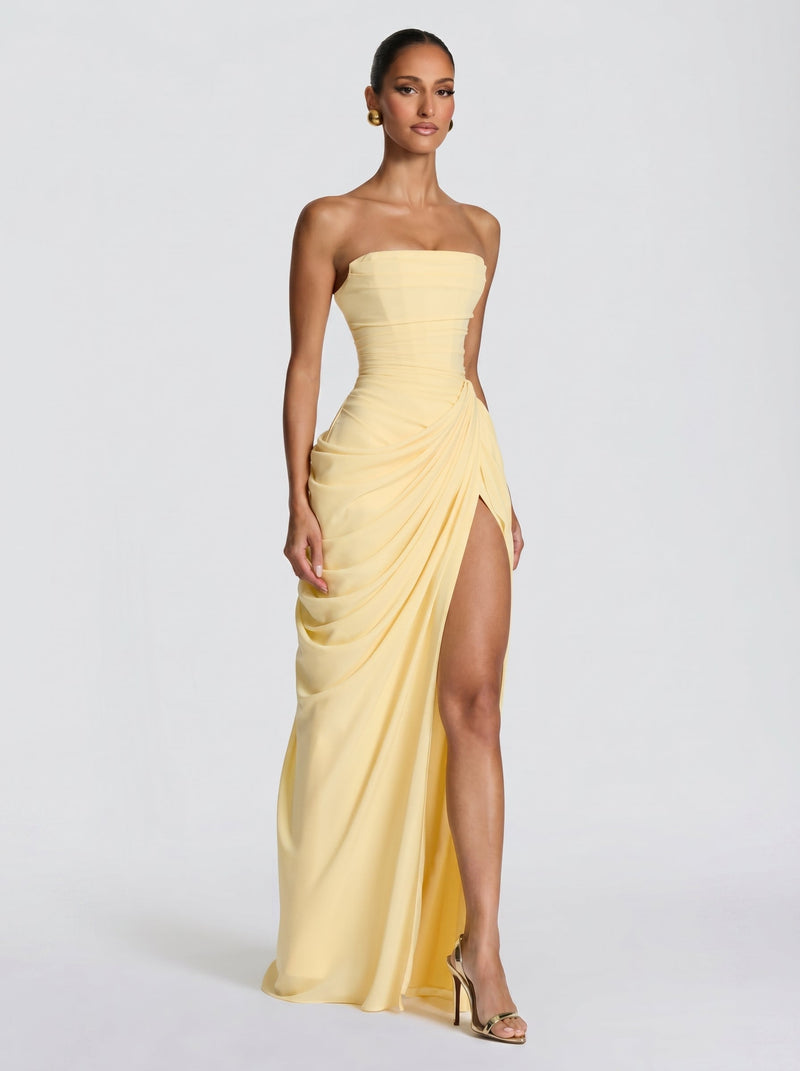 Cyra - Abito Lungo in Chiffon