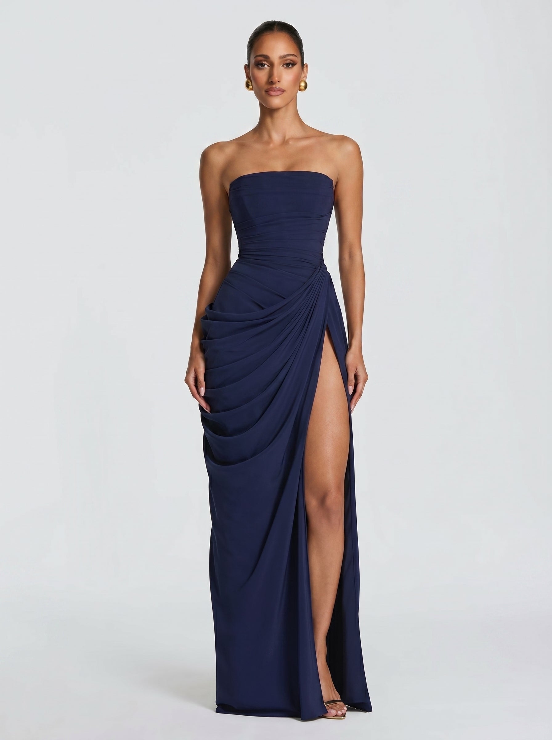 Cyra - Abito Lungo in Chiffon