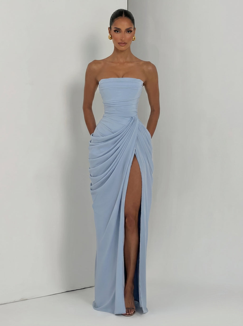 Cyra - Abito Lungo in Chiffon
