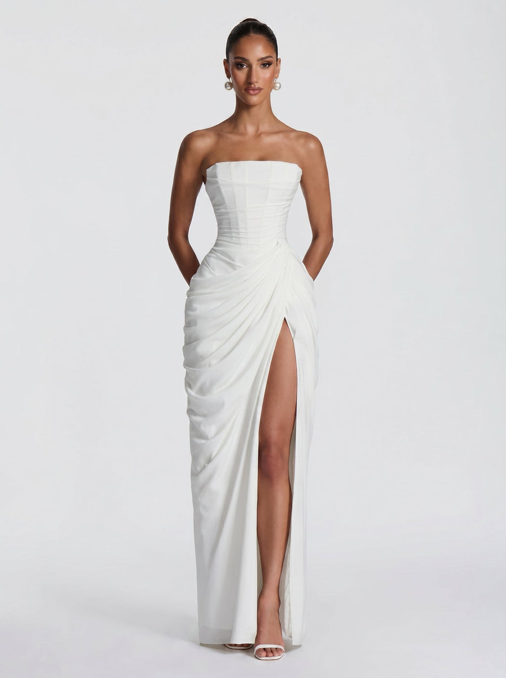 Cyra - Abito Lungo in Chiffon