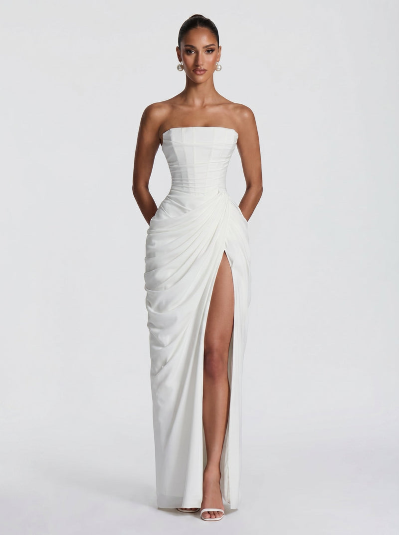 Cyra - Abito Lungo in Chiffon