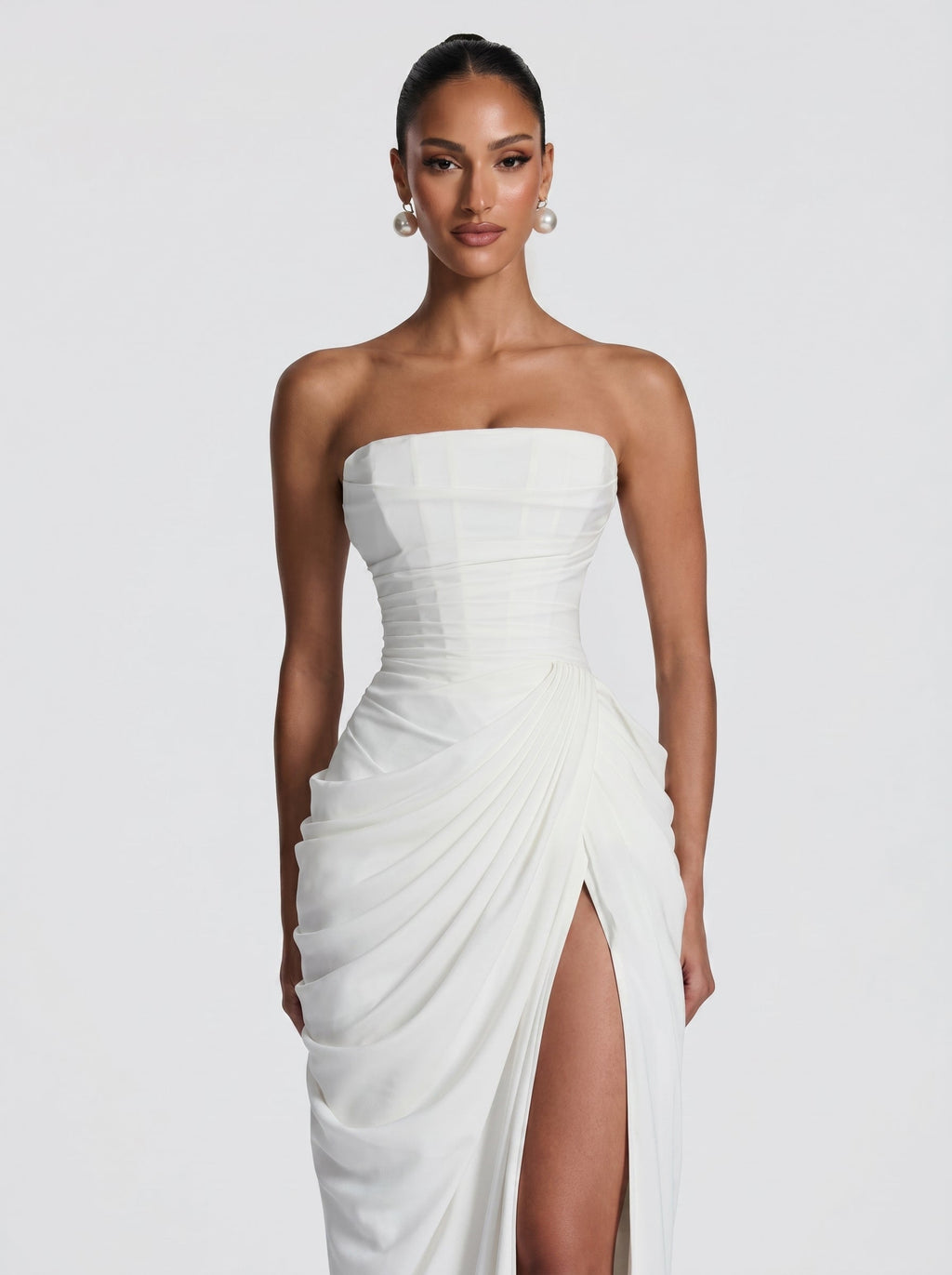Cyra - Abito Lungo in Chiffon