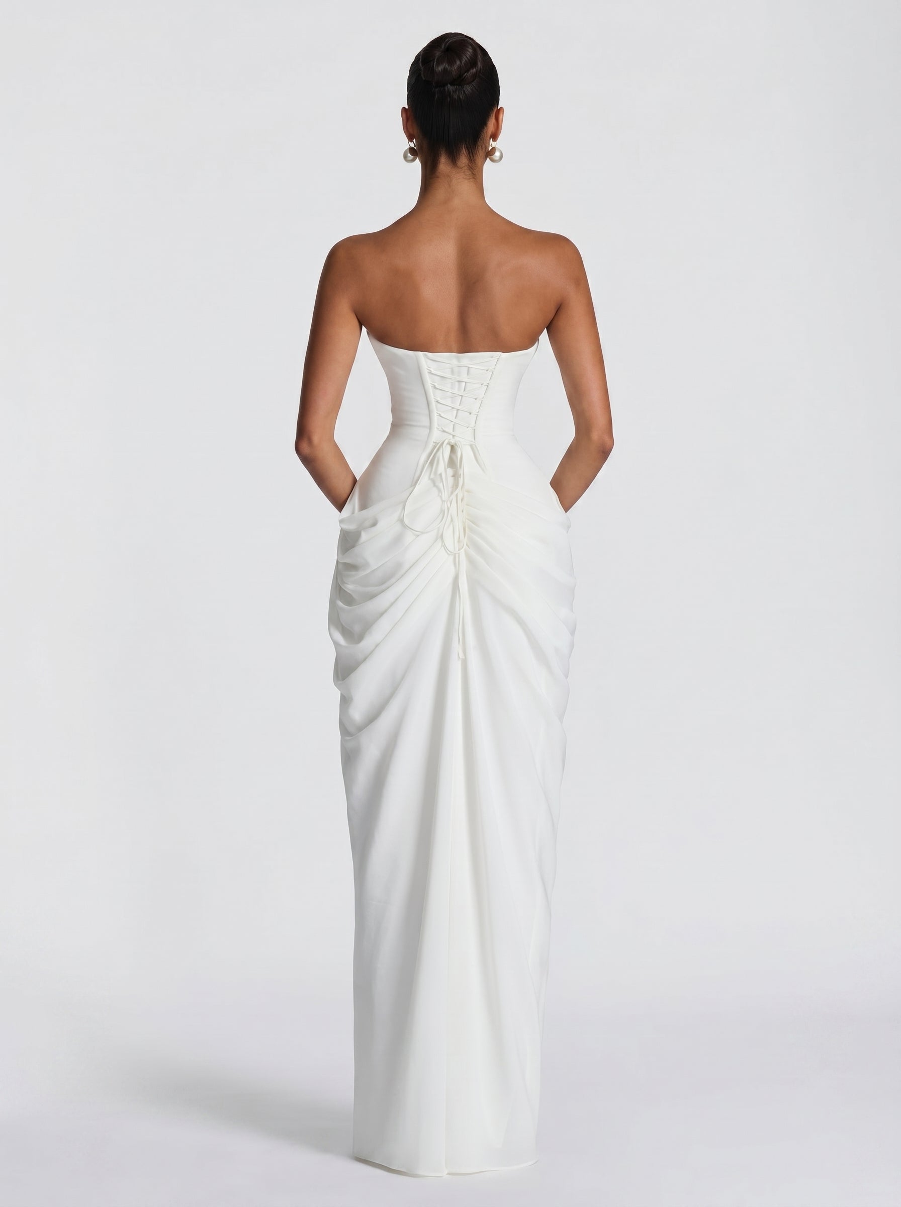 Cyra - Abito Lungo in Chiffon
