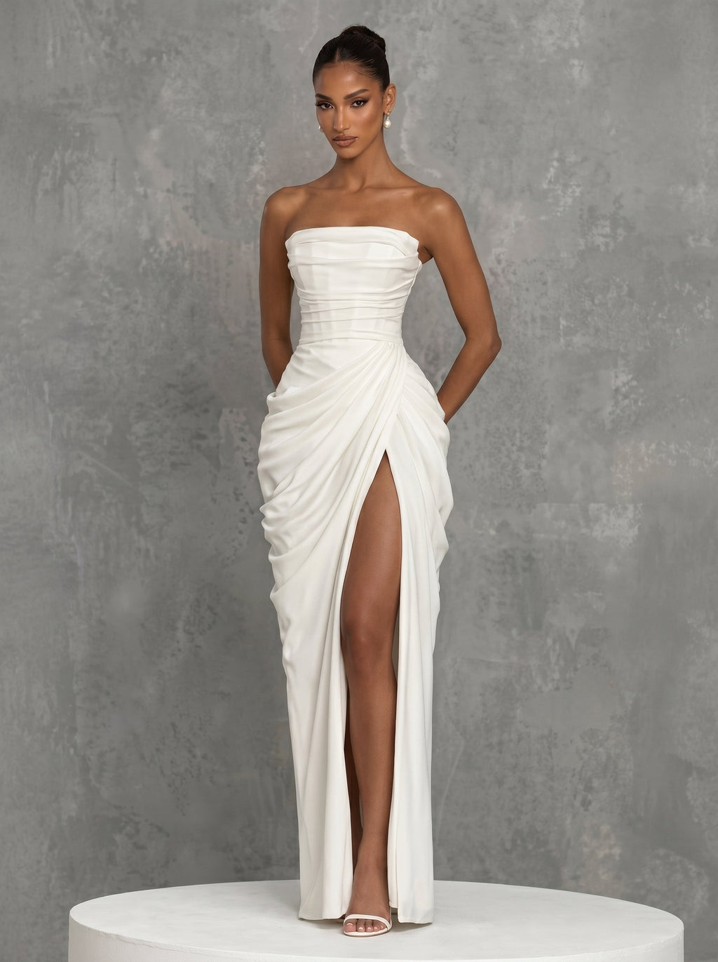 Cyra - Abito Lungo in Chiffon
