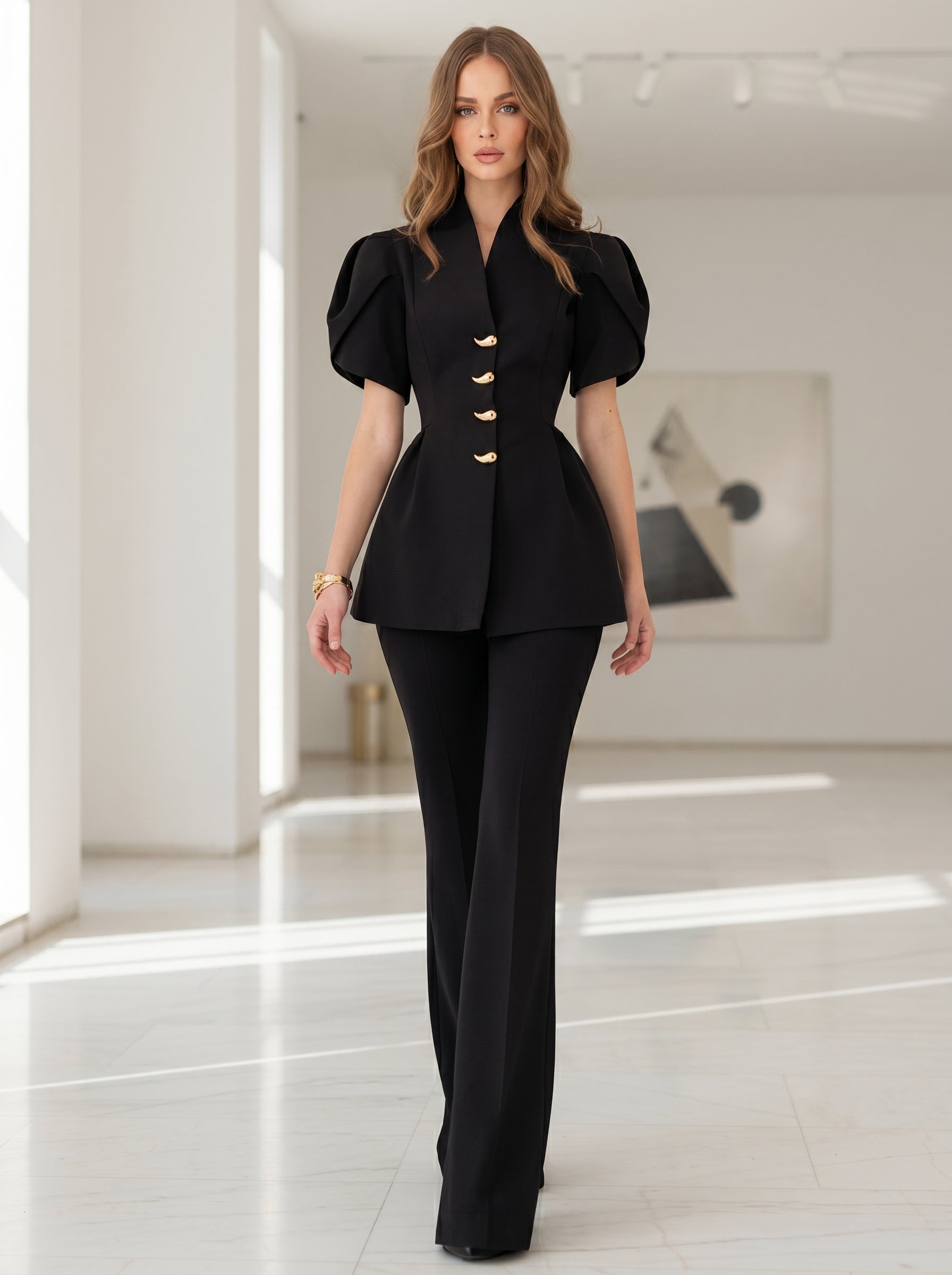 Fernanda - Completo Sartoriale con Maniche Statement