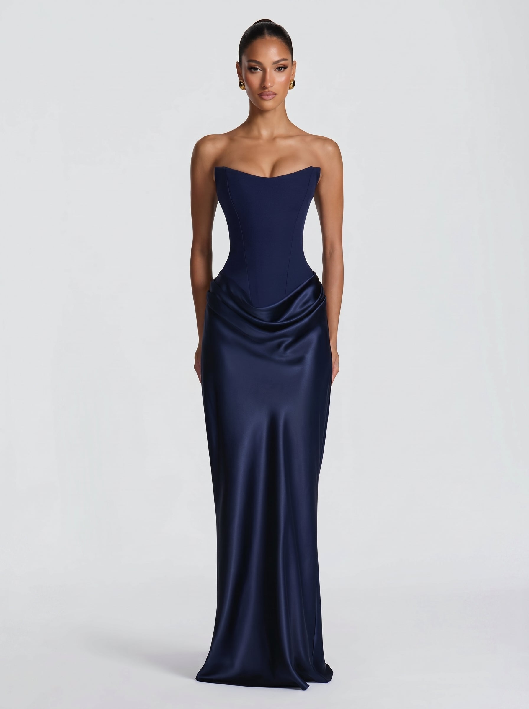 Danna - Abito da Gala Blu Navy