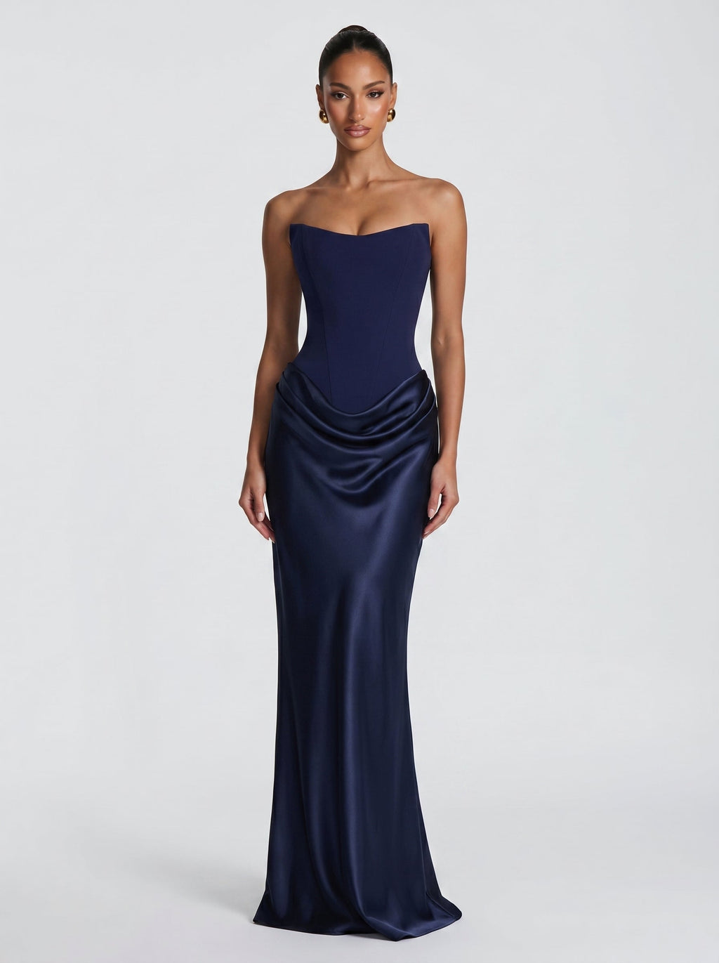 Danna - Abito da Gala Blu Navy