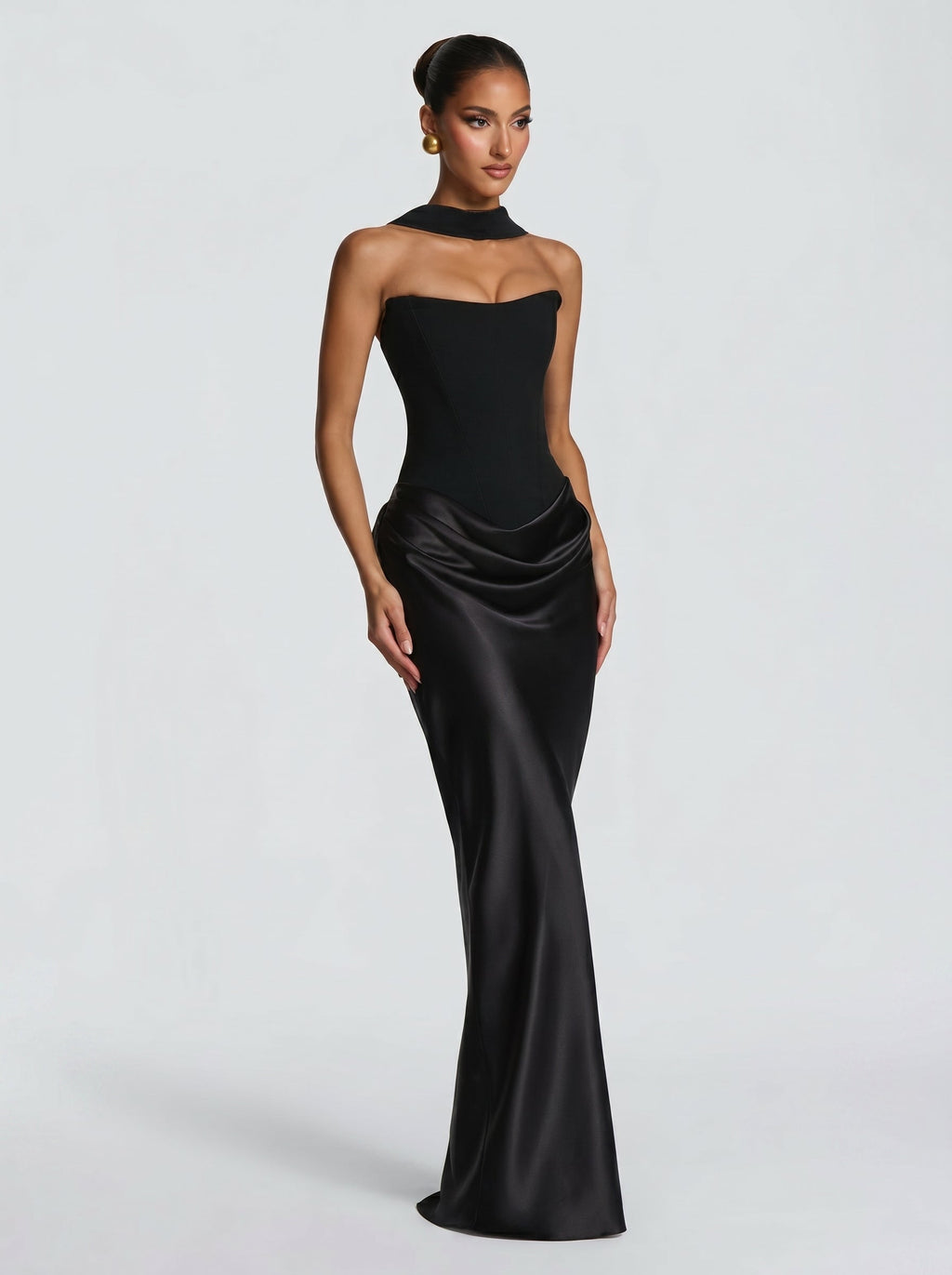 Danna - Abito da Gala Blu Navy