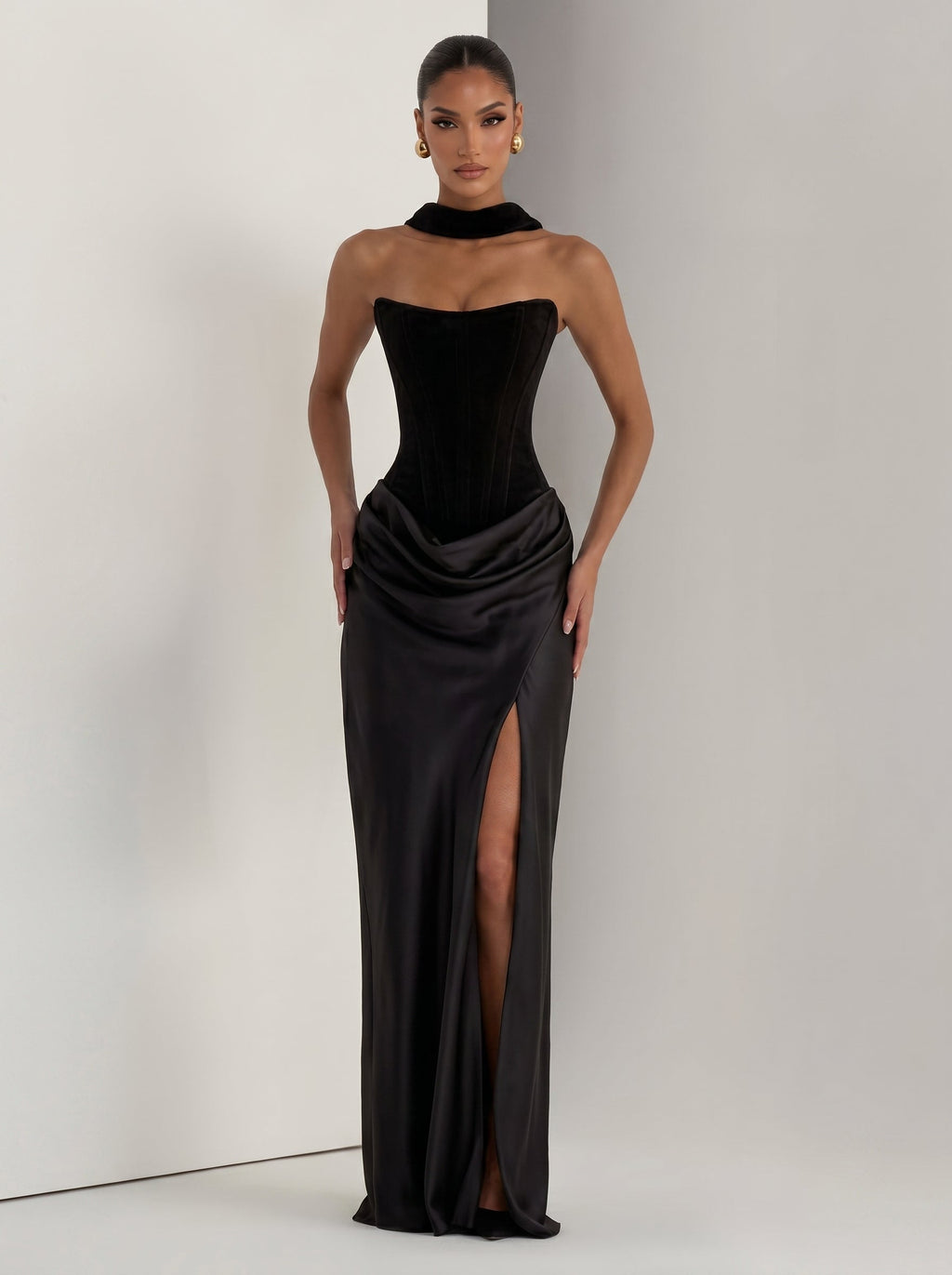 Danna - Abito da Gala Blu Navy