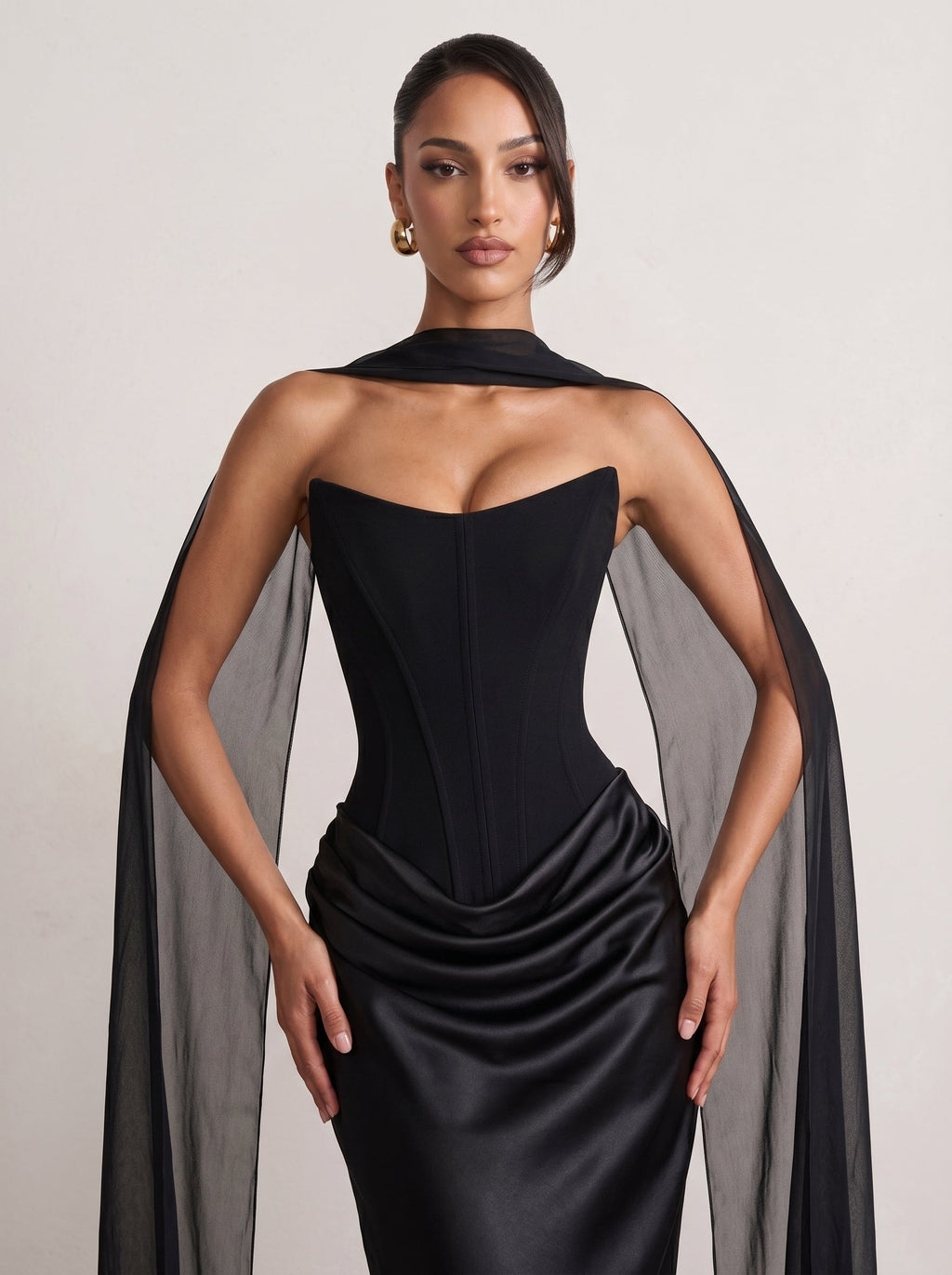 Danna - Abito da Gala Blu Navy