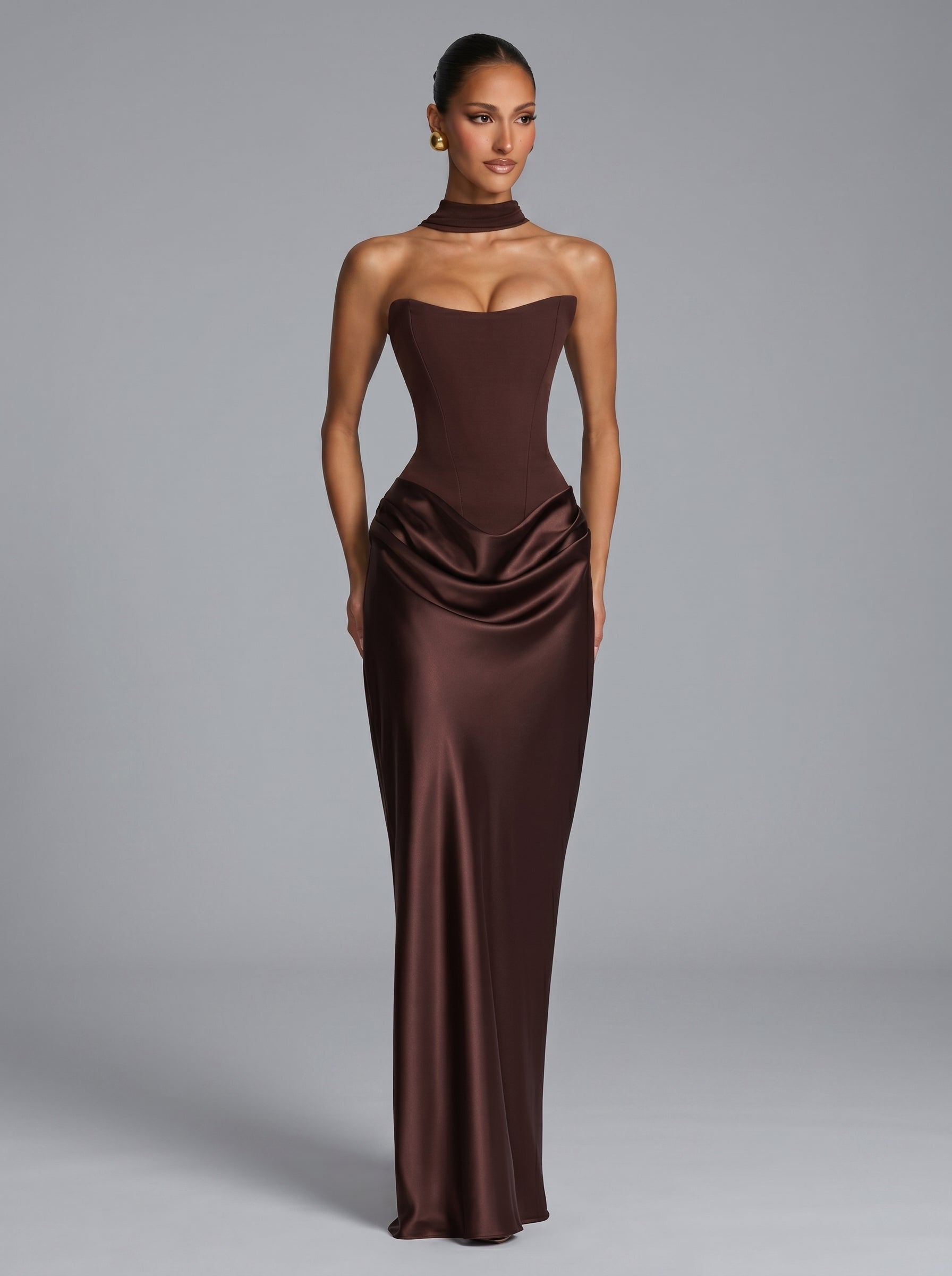Danna - Abito da Gala Blu Navy