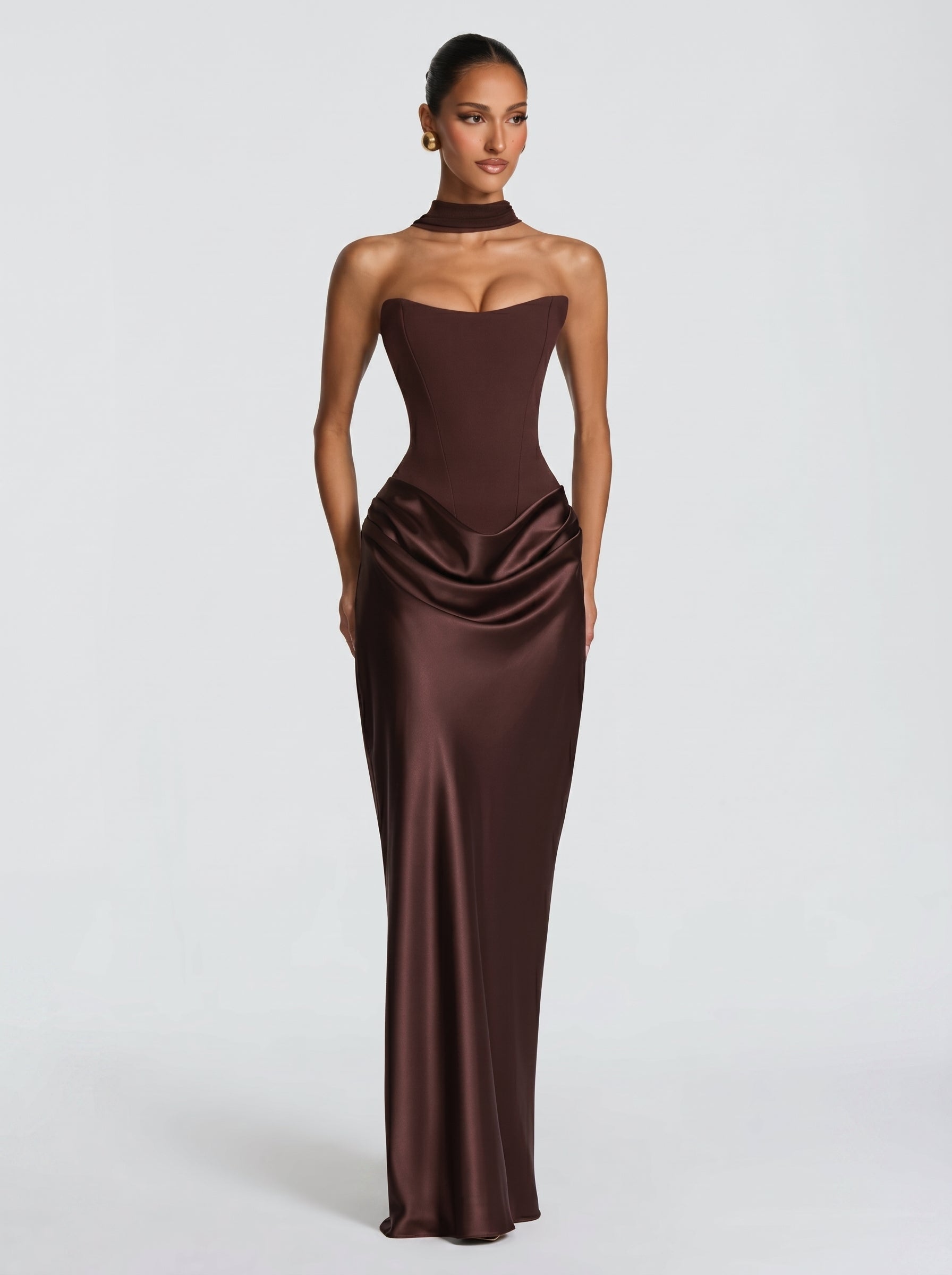 Danna - Abito da Gala Blu Navy