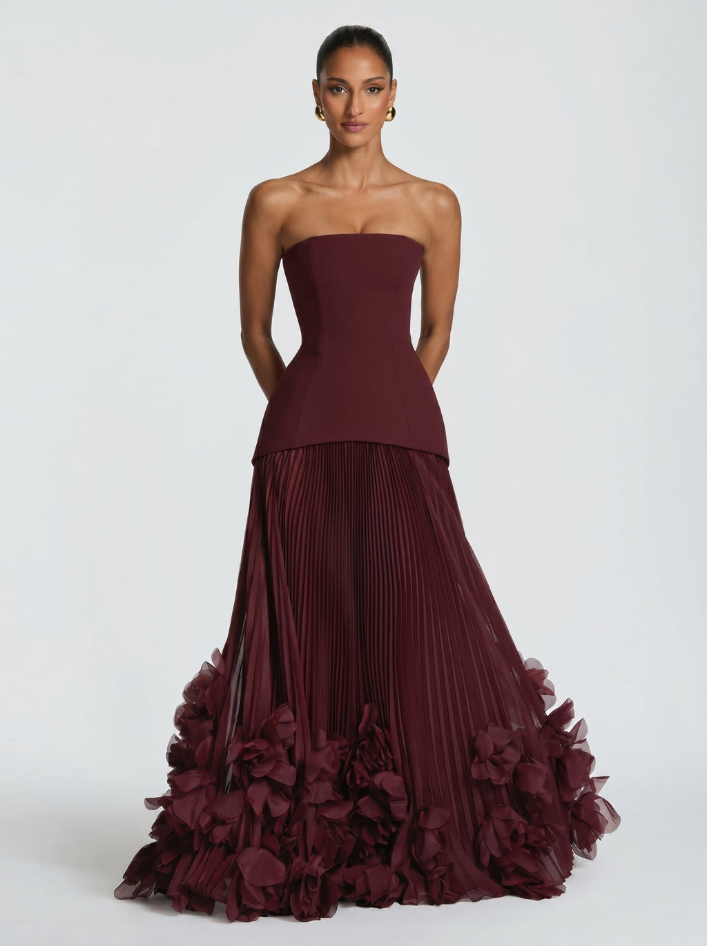 Sandra - Abito da Gala con Gonna Scultorea