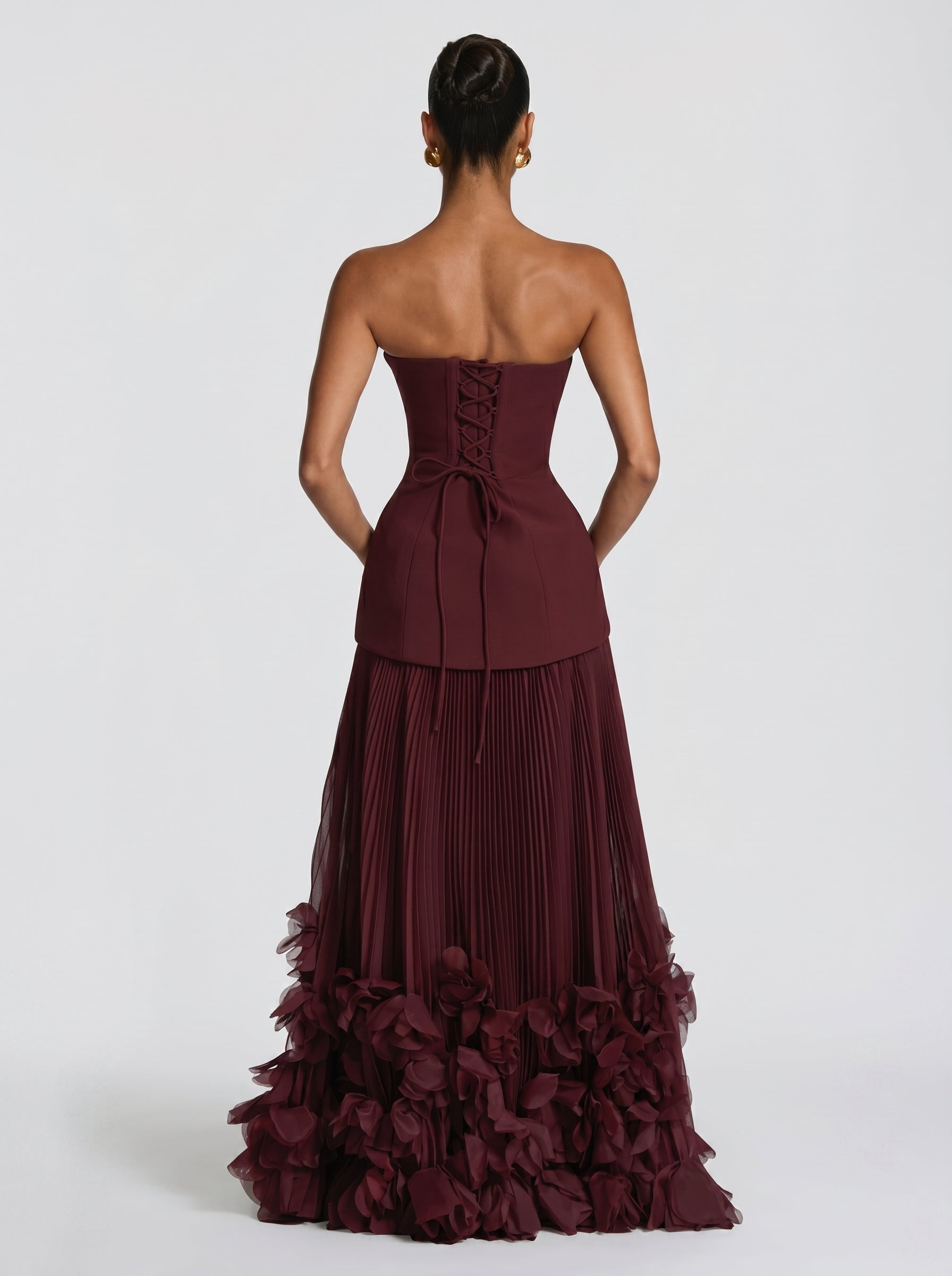 Sandra - Abito da Gala con Gonna Scultorea