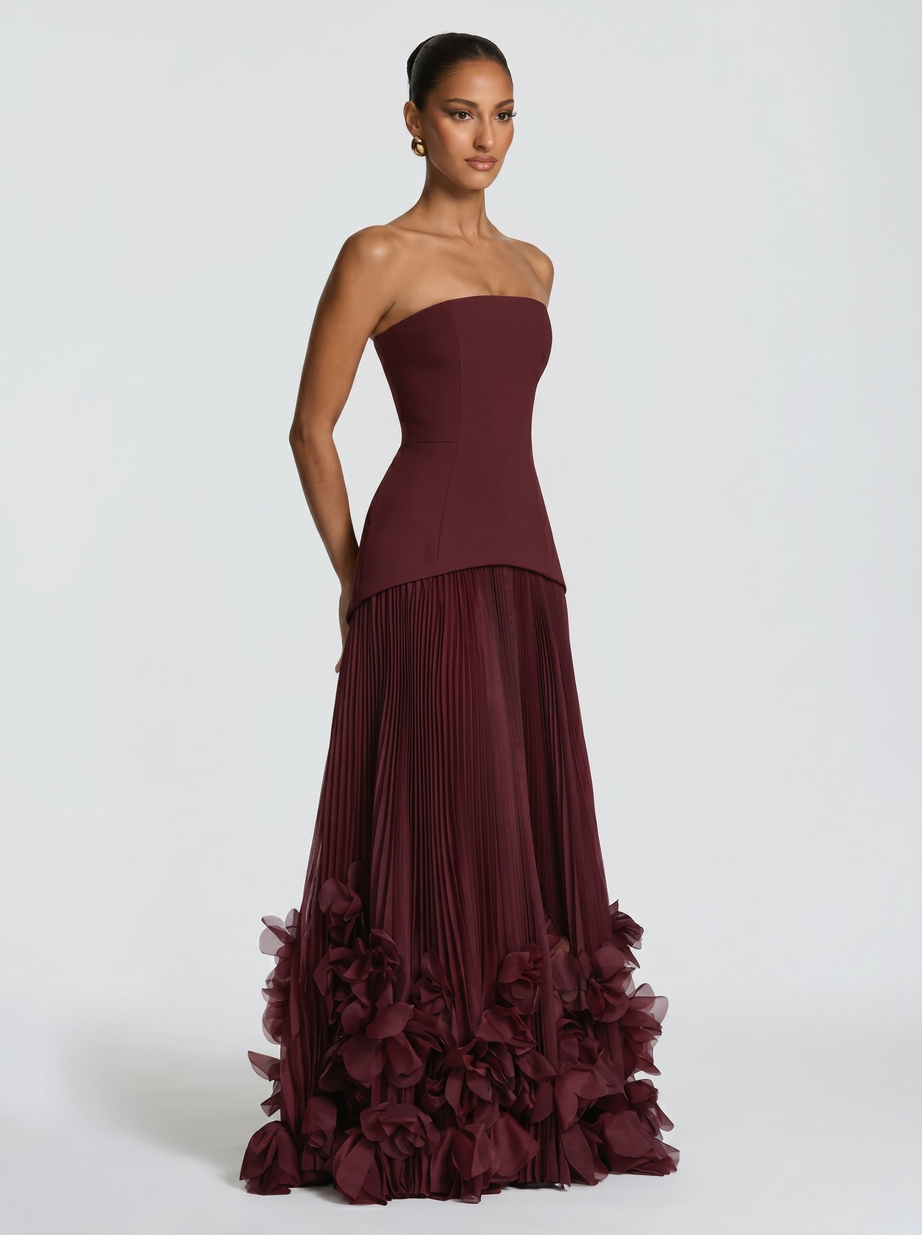 Sandra - Abito da Gala con Gonna Scultorea