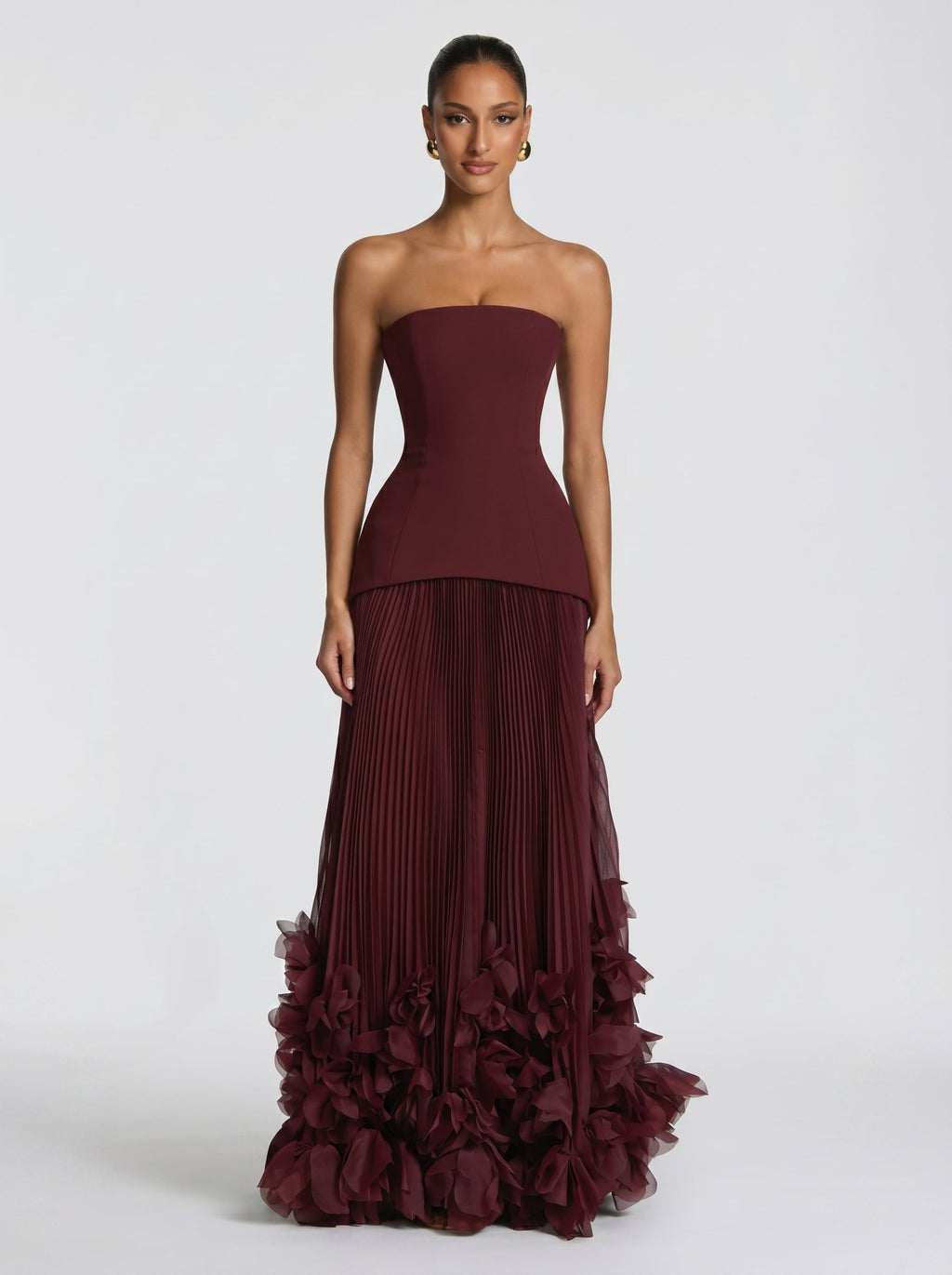 Sandra - Abito da Gala con Gonna Scultorea