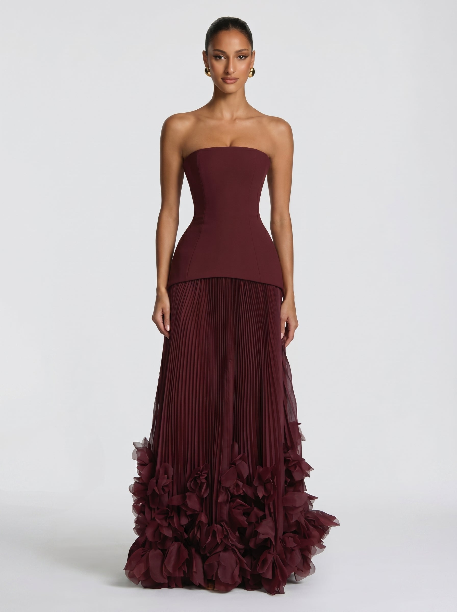 Sandra - Abito da Gala con Gonna Scultorea