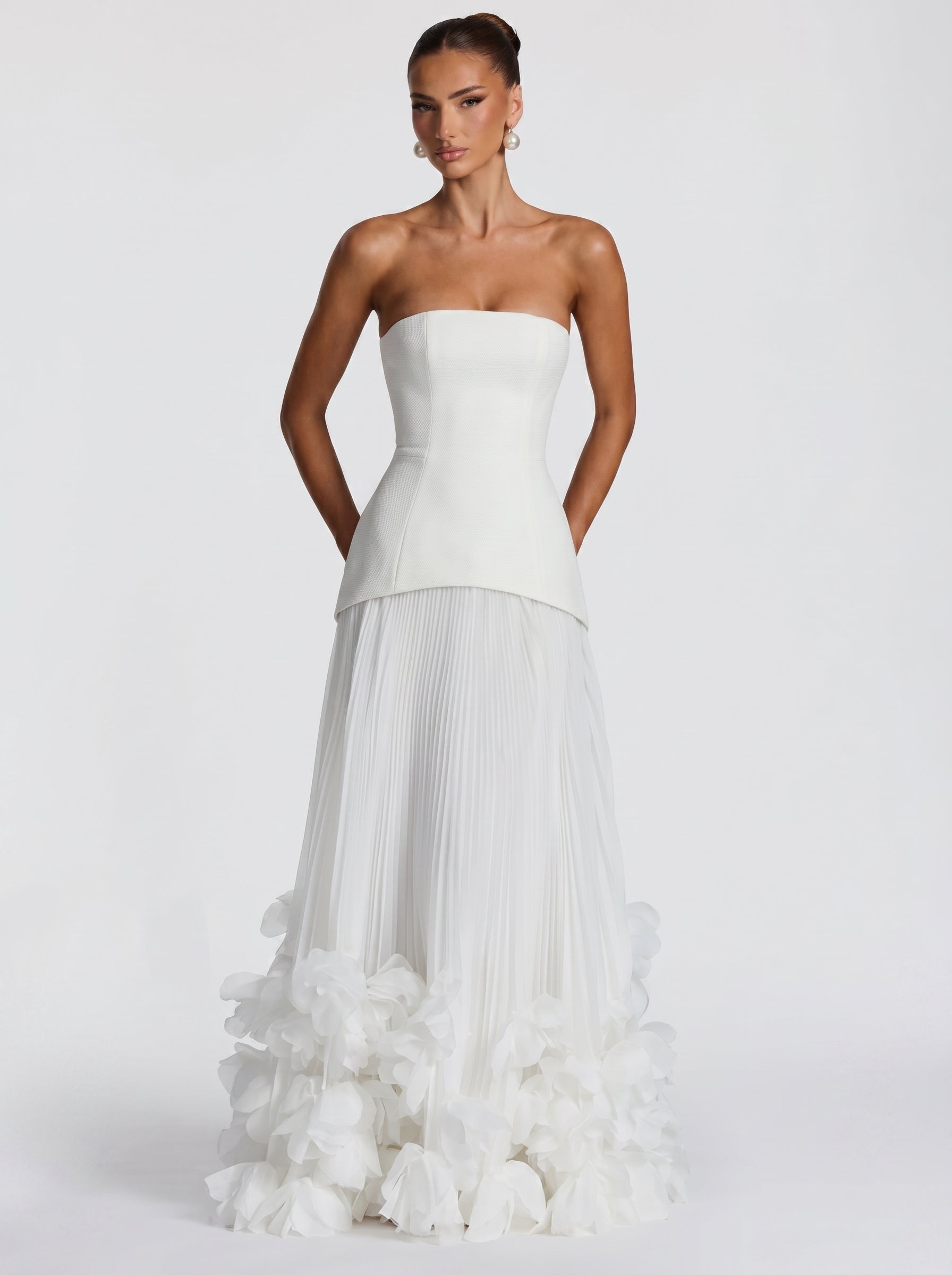 Sandra - Abito da Gala con Gonna Scultorea
