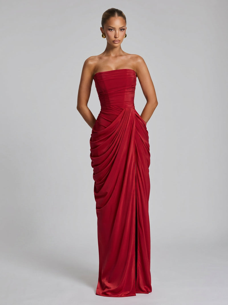 Cyra - Abito Lungo in Chiffon