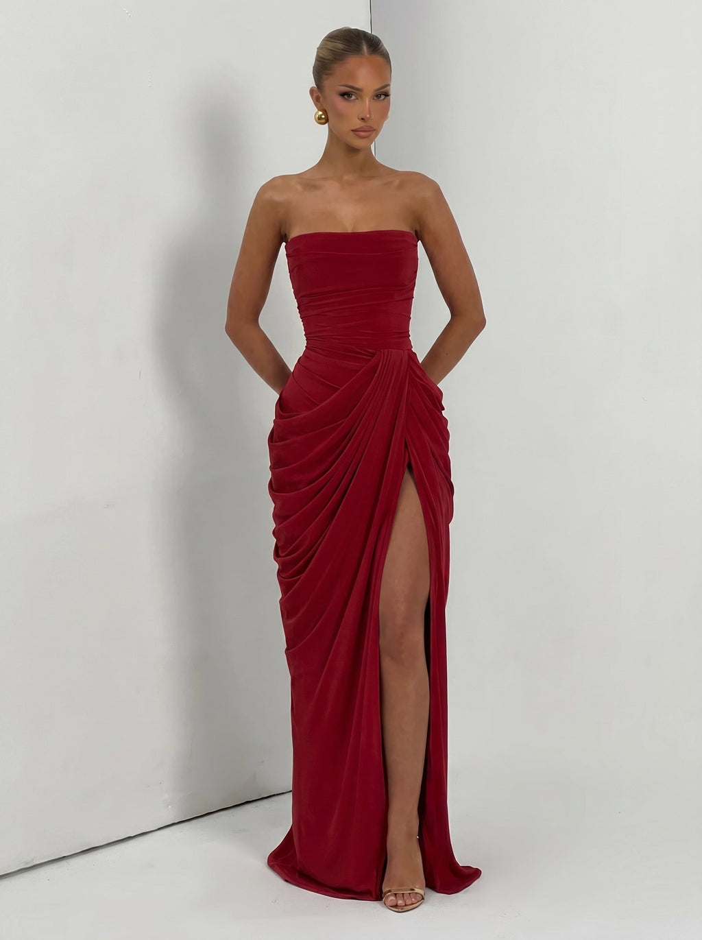 Cyra - Abito Lungo in Chiffon