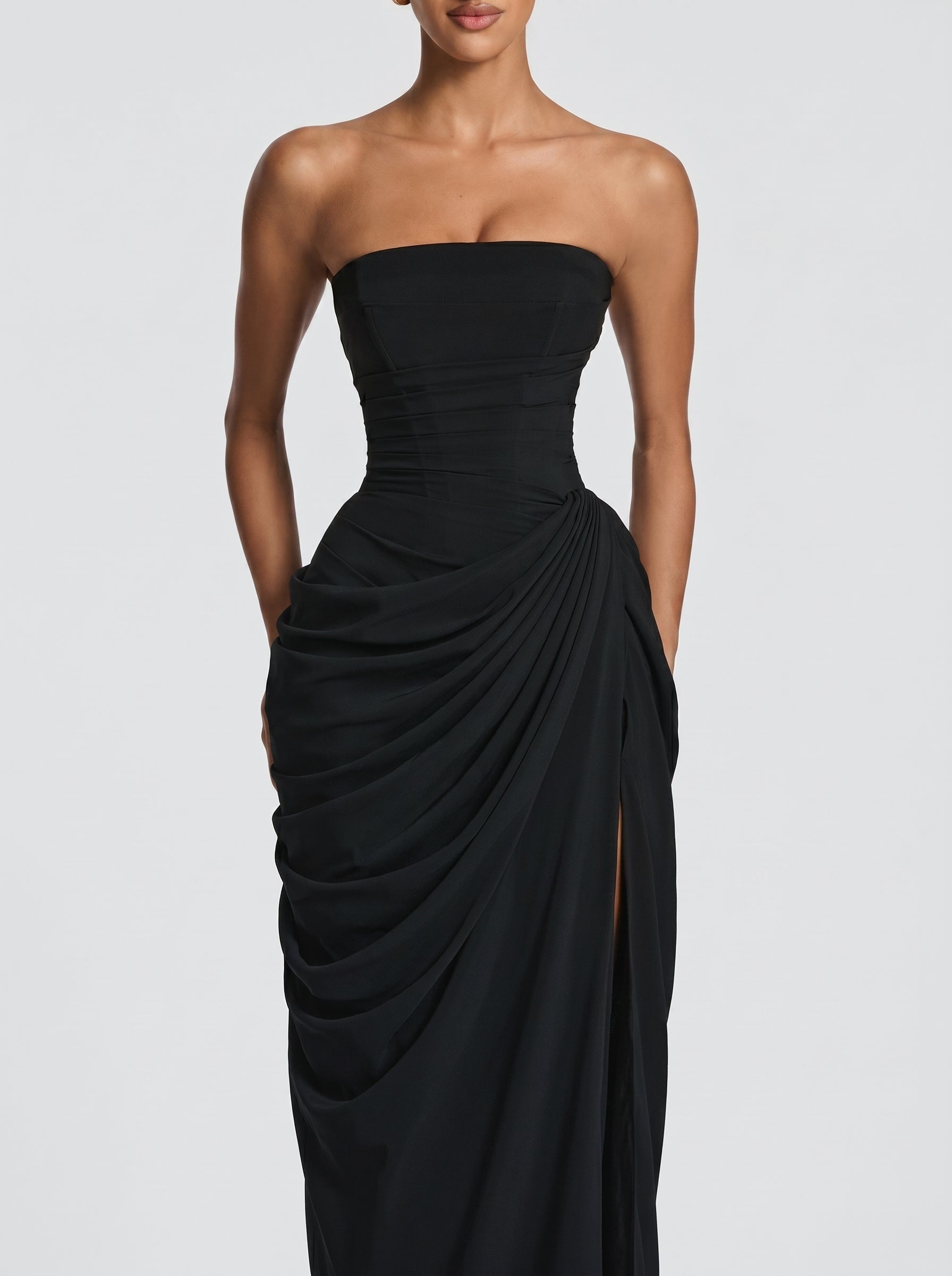 Cyra - Abito Lungo in Chiffon