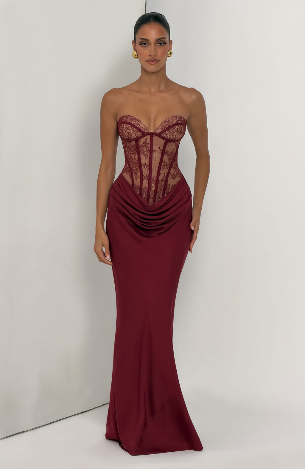 Miriam - Abito Kathleen Bordeaux