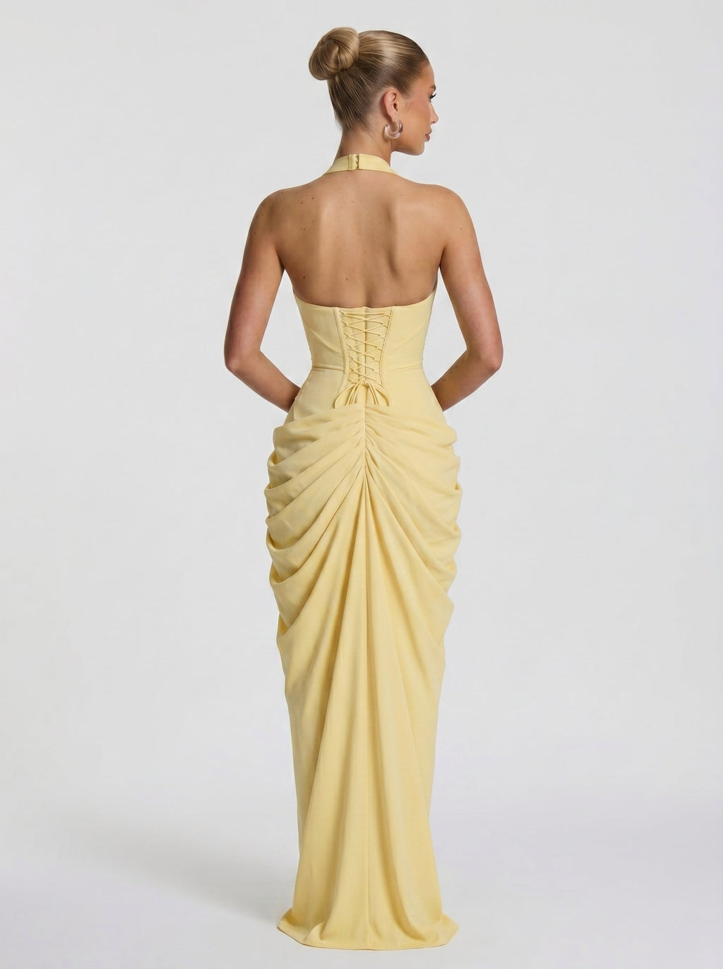 Anna - Abito Maxi in Chiffon con Scollo Halter