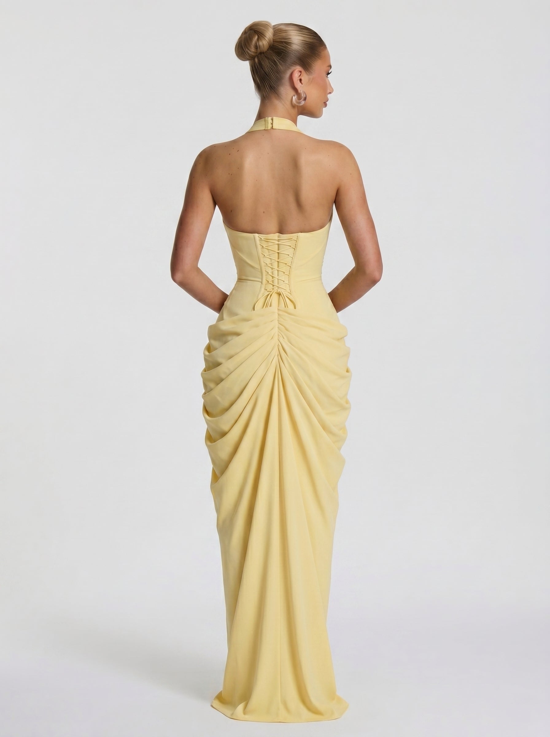 Anna - Abito Maxi in Chiffon con Scollo Halter