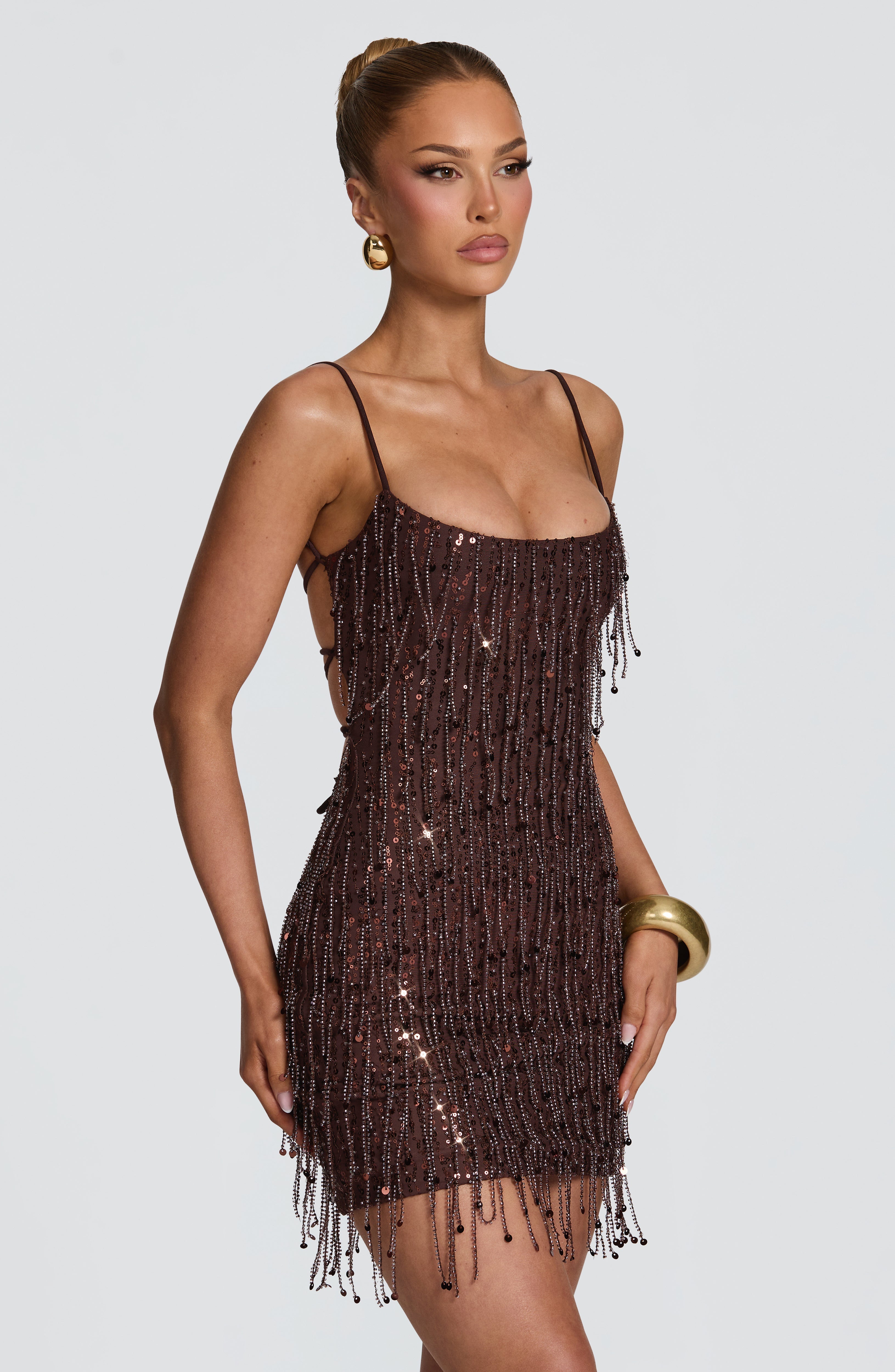 Nuria - Abito Mini con Paillettes