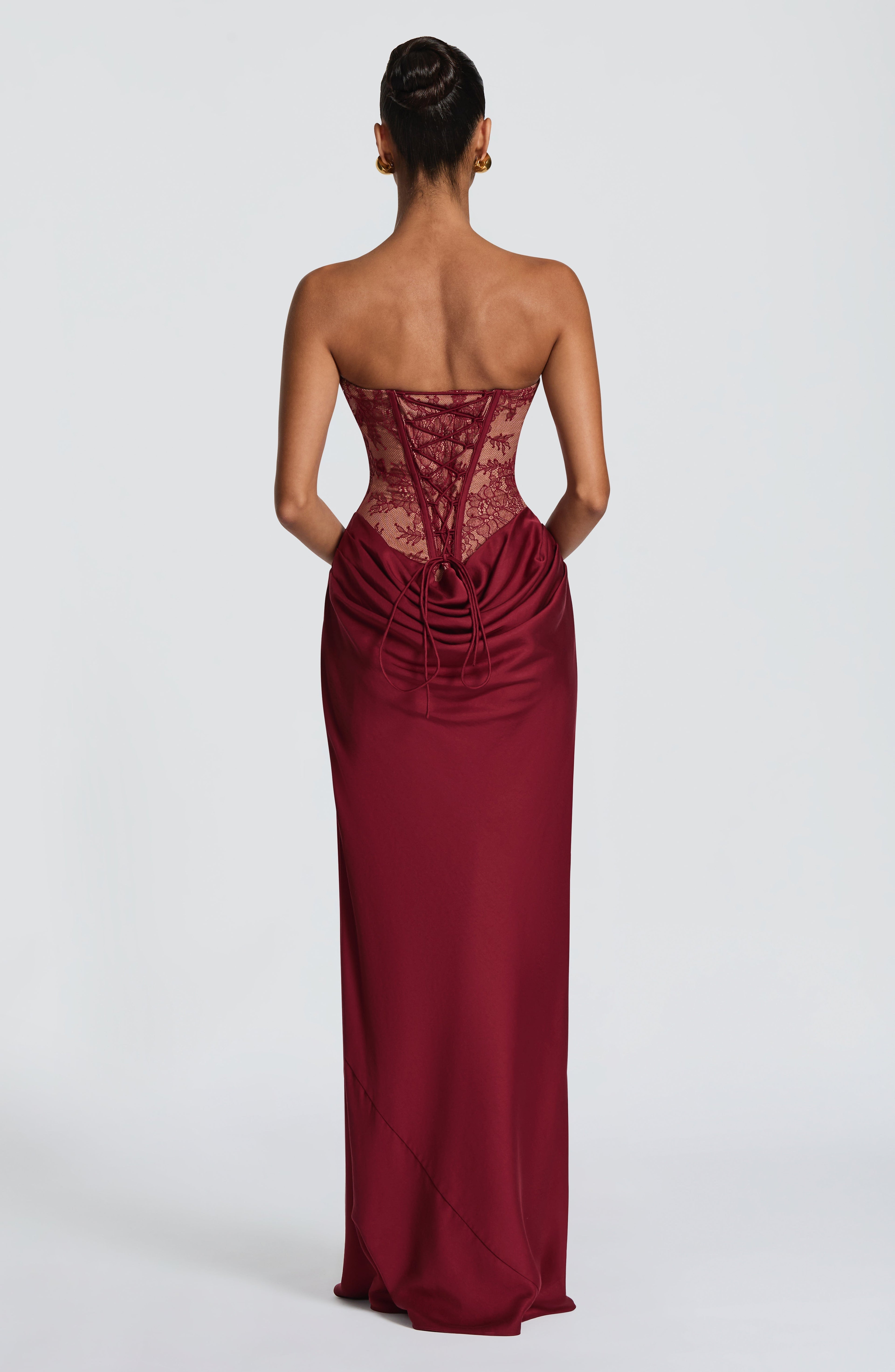Miriam - Abito Kathleen Bordeaux
