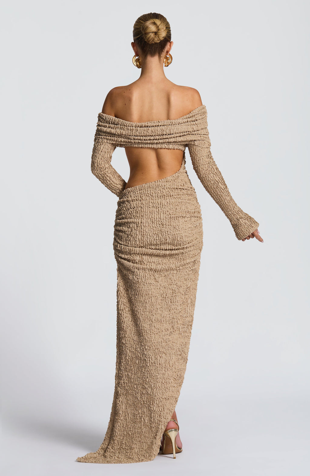 Adelphia - Abito Midi Elegante Beige