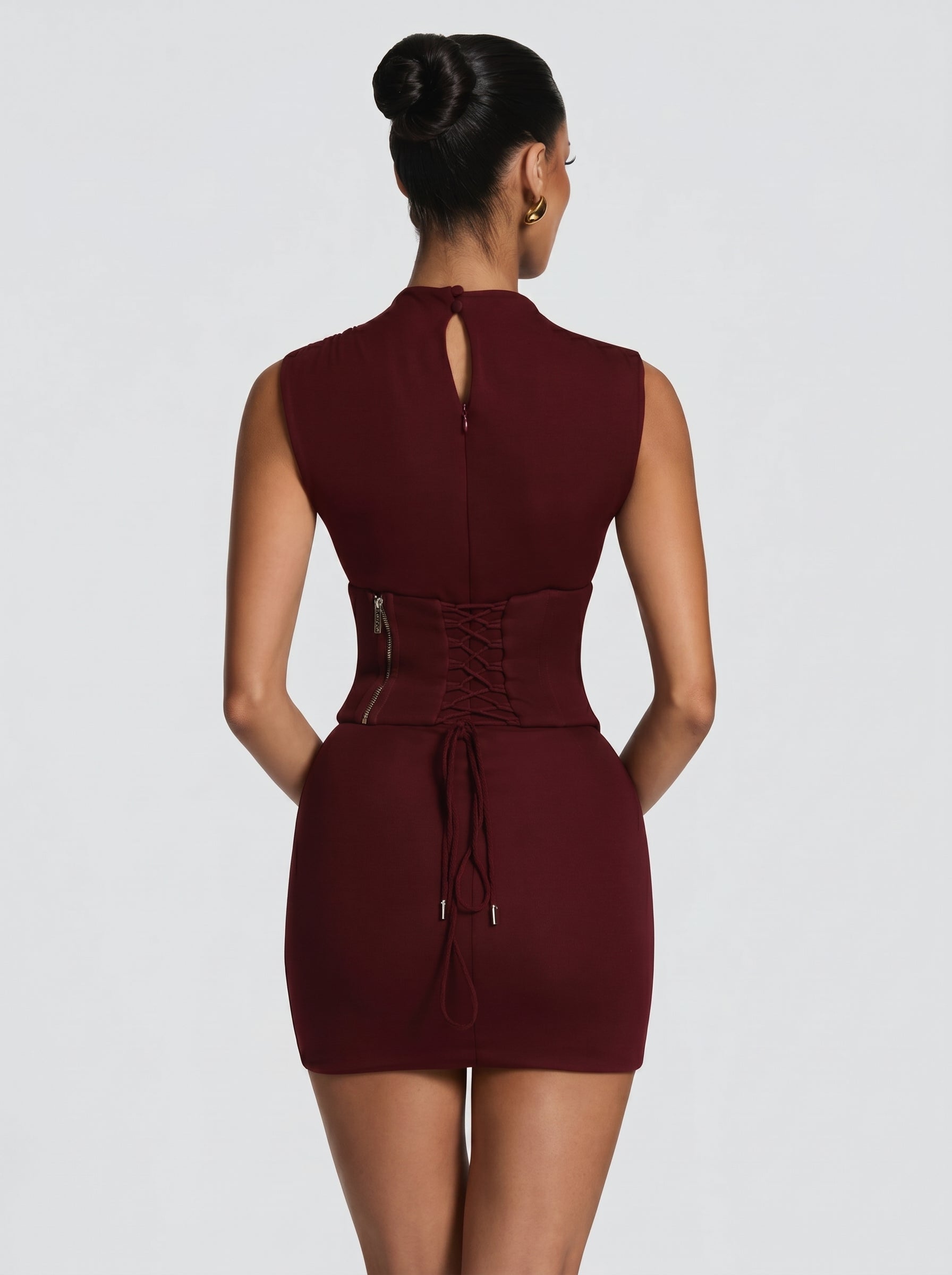 Sonia - Abito Mini Avorio Premium