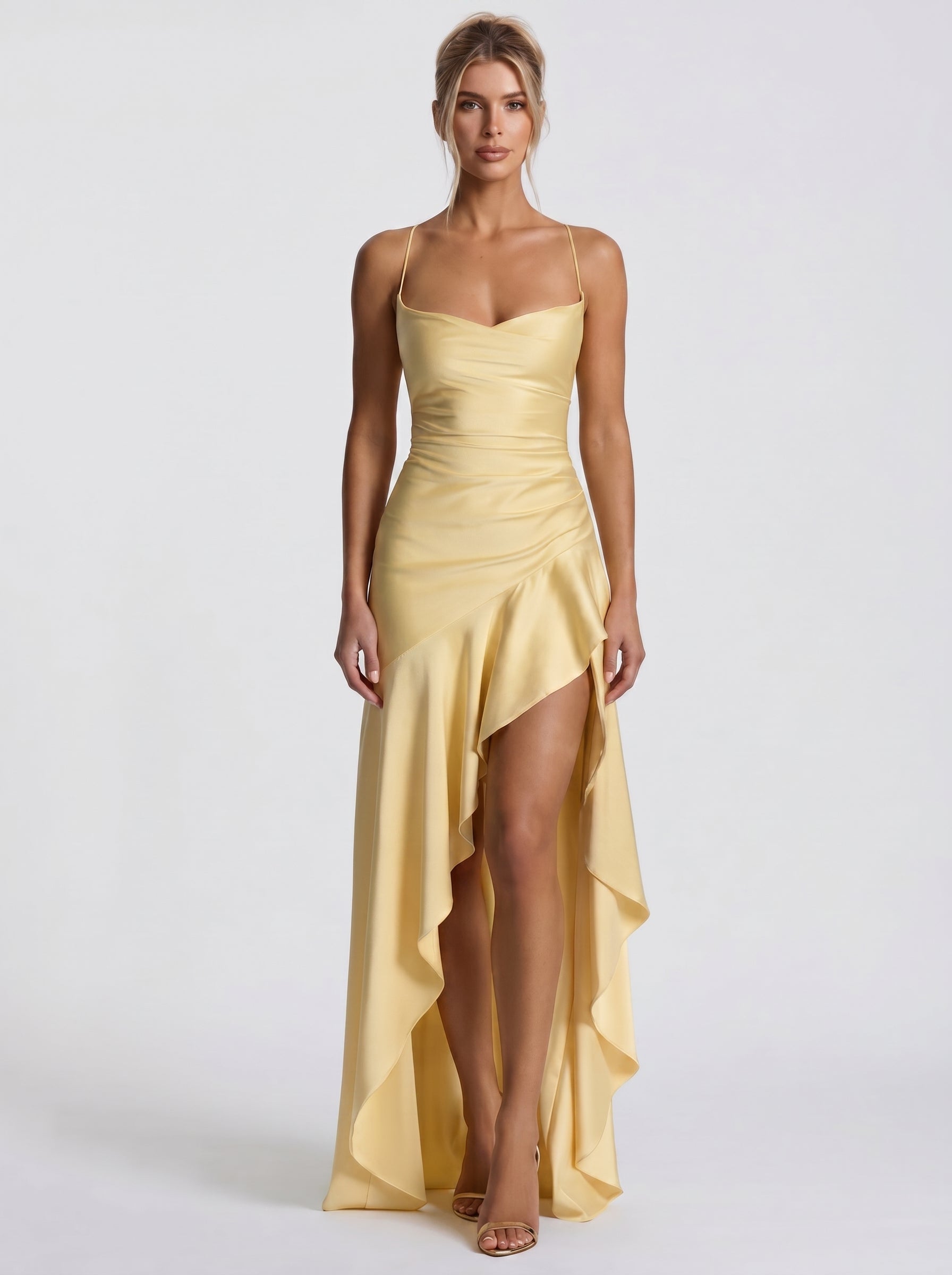 Renata - Abito da Gala in Raso
