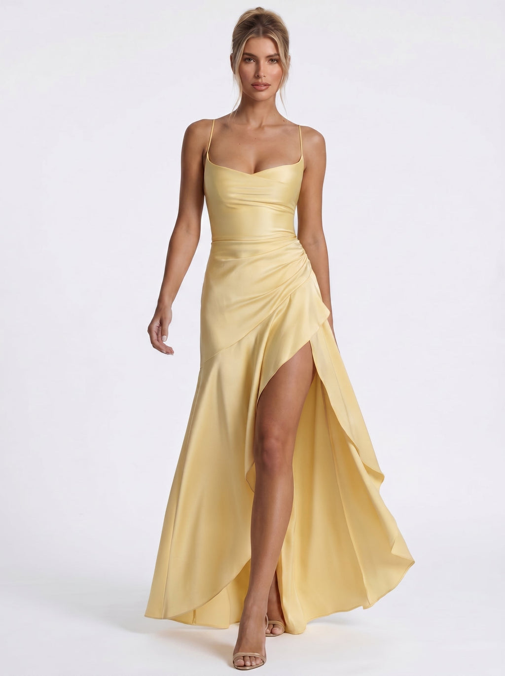 Renata - Abito da Gala in Raso