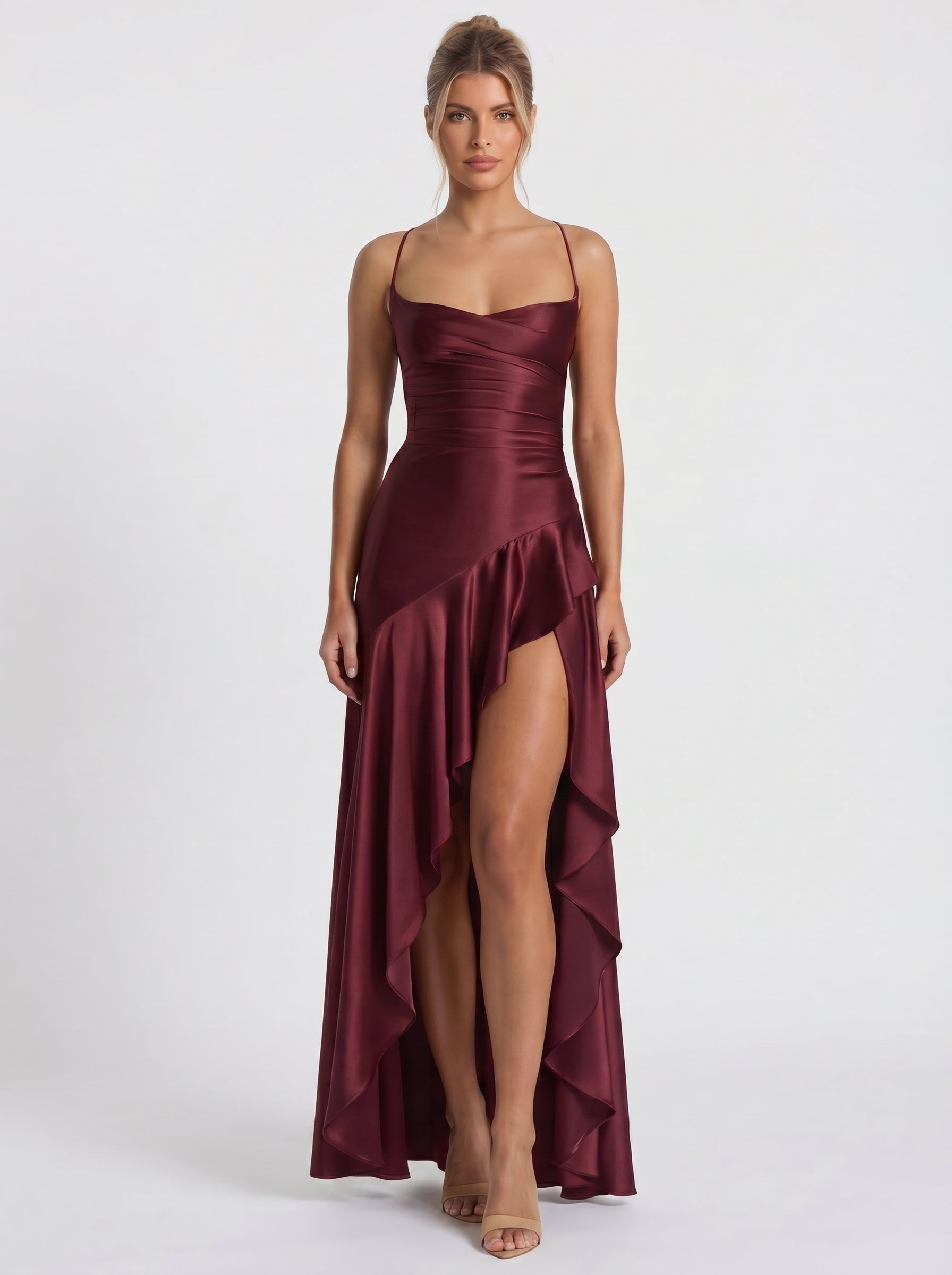 Renata - Abito da Gala in Raso