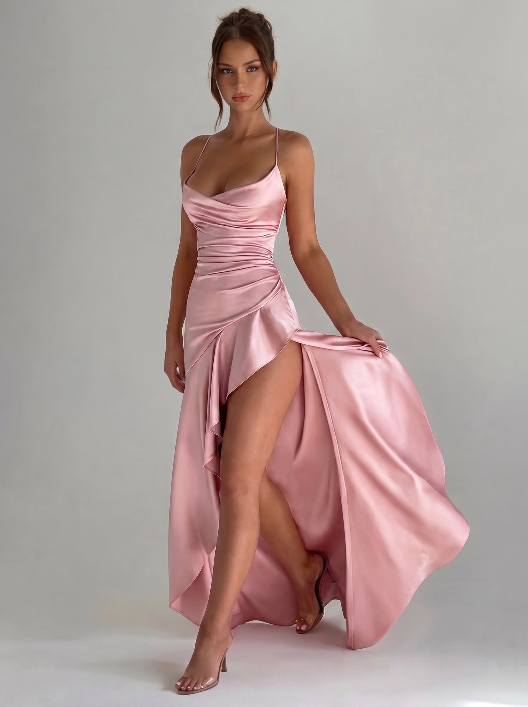 Renata - Abito da Gala in Raso
