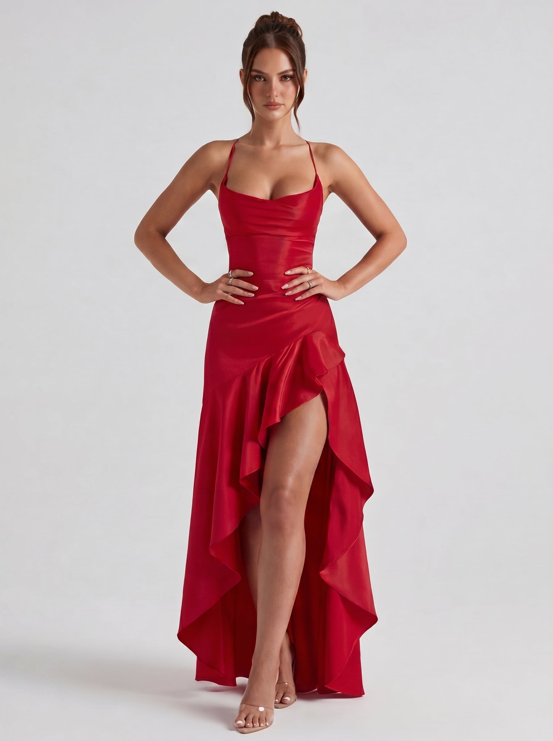 Renata - Abito da Gala in Raso