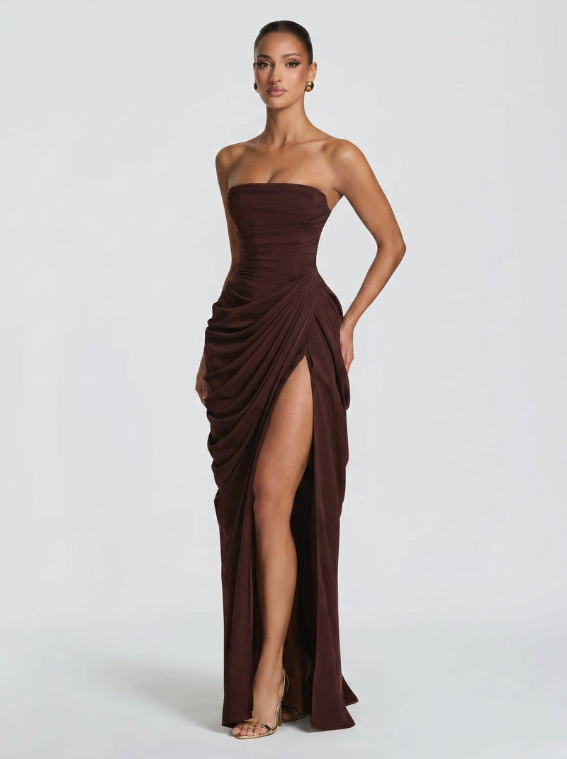 Cyra - Abito Lungo in Chiffon