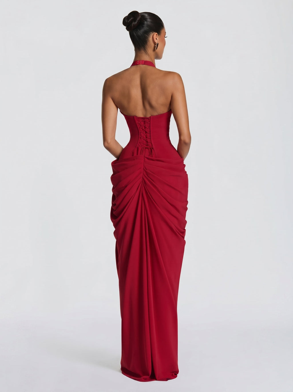 Anna - Abito Maxi in Chiffon con Scollo Halter
