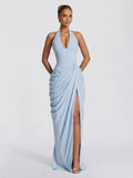Anna - Abito Maxi in Chiffon con Scollo Halter