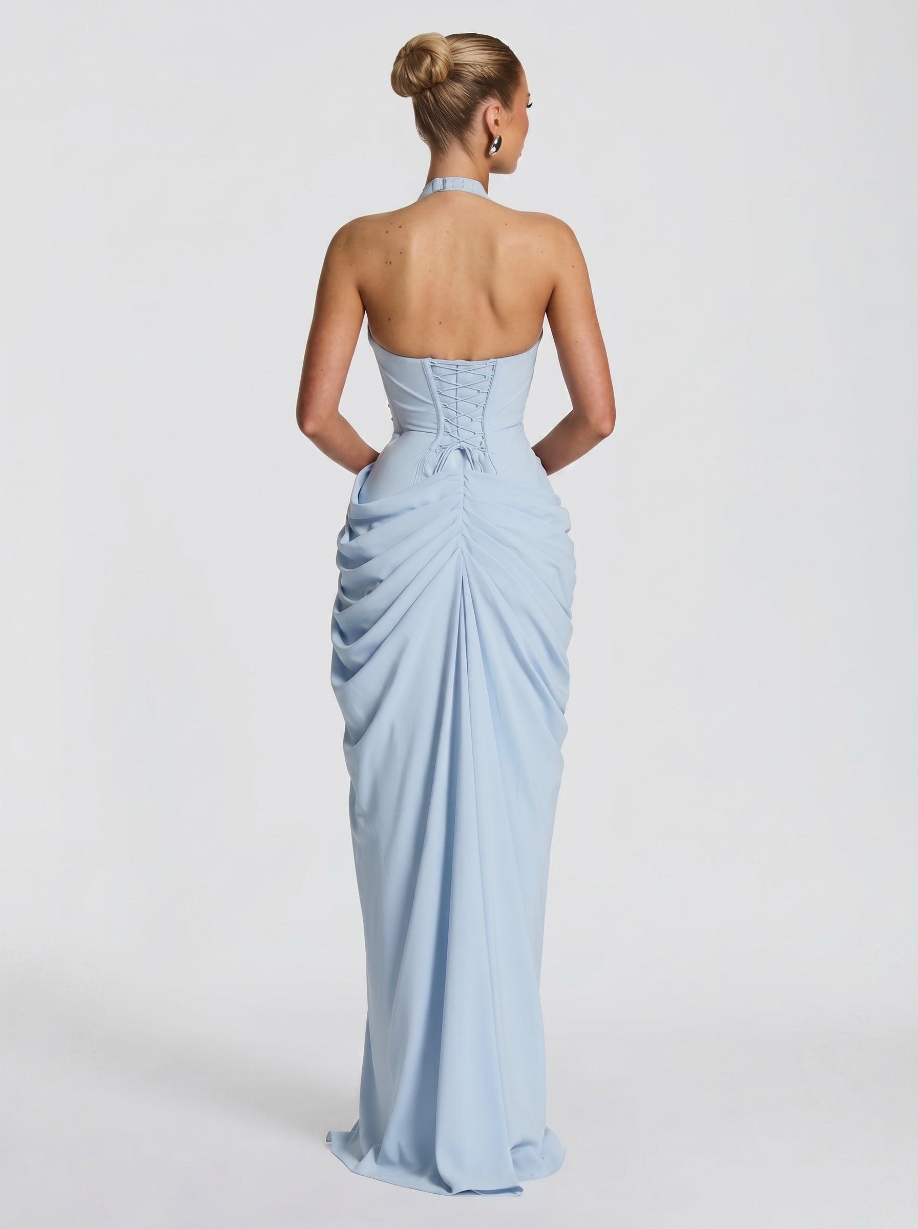 Anna - Abito Maxi in Chiffon con Scollo Halter