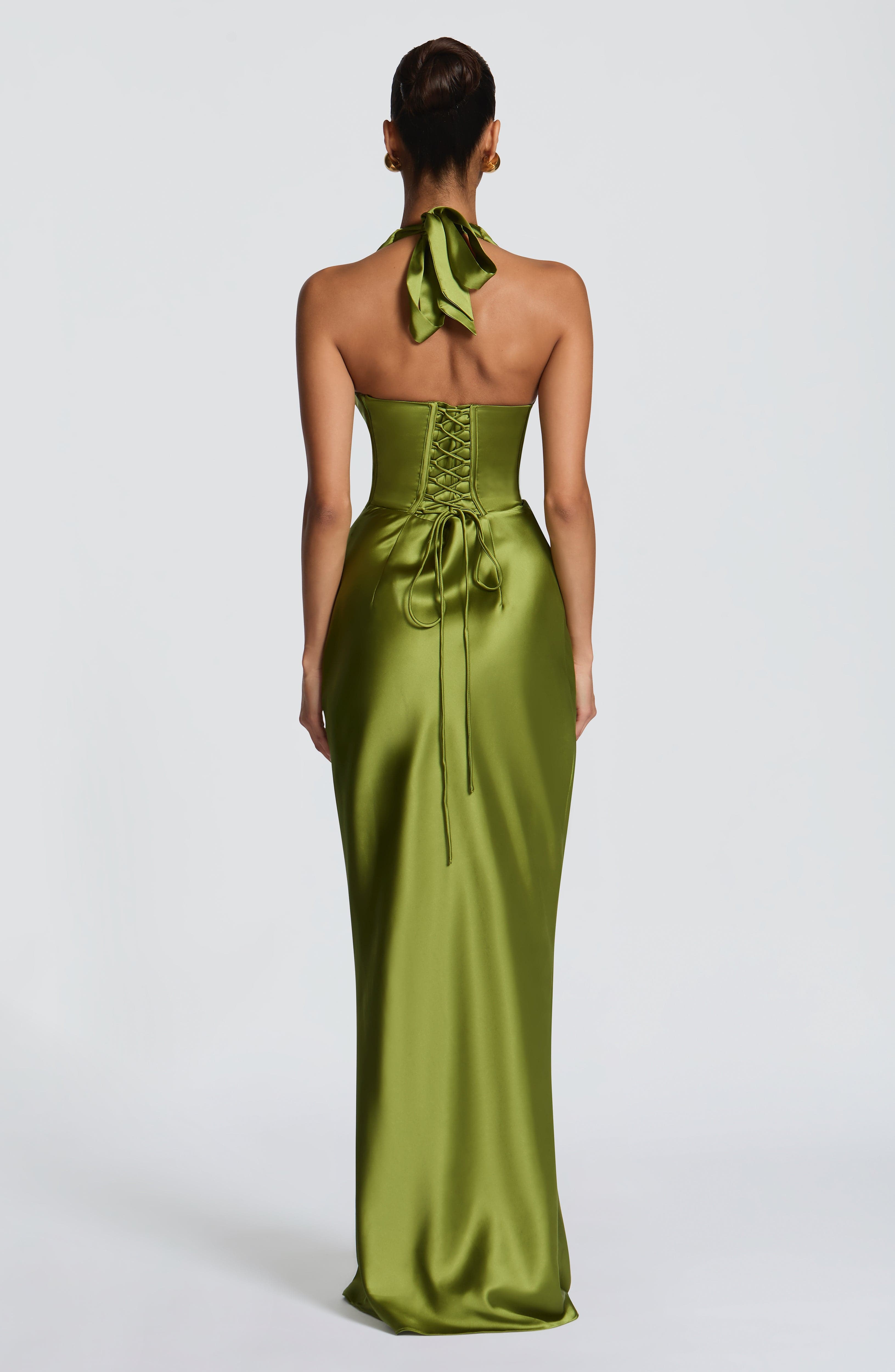 Gala - Abito Maxi in Raso Scolpito